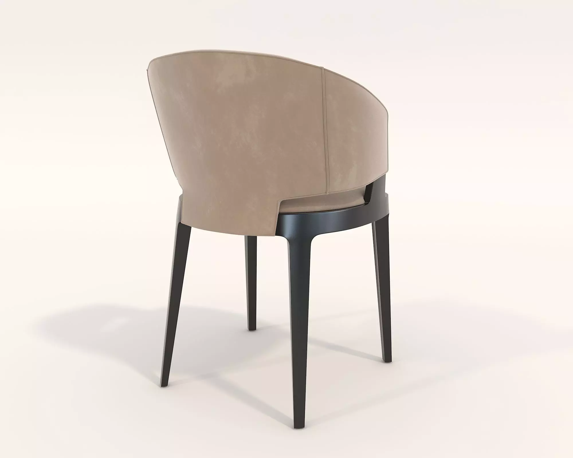 Modern Dining Table and Chairs 20 3D model_6