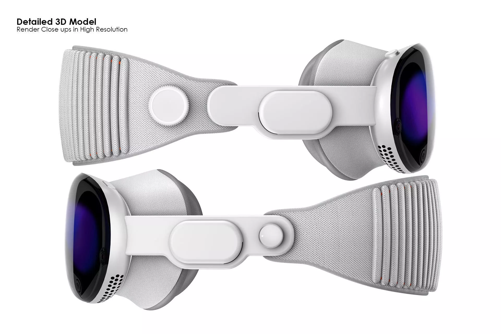 Apple Vision Pro 3D Model for Element 3D and Cinema 4D 3D model_1