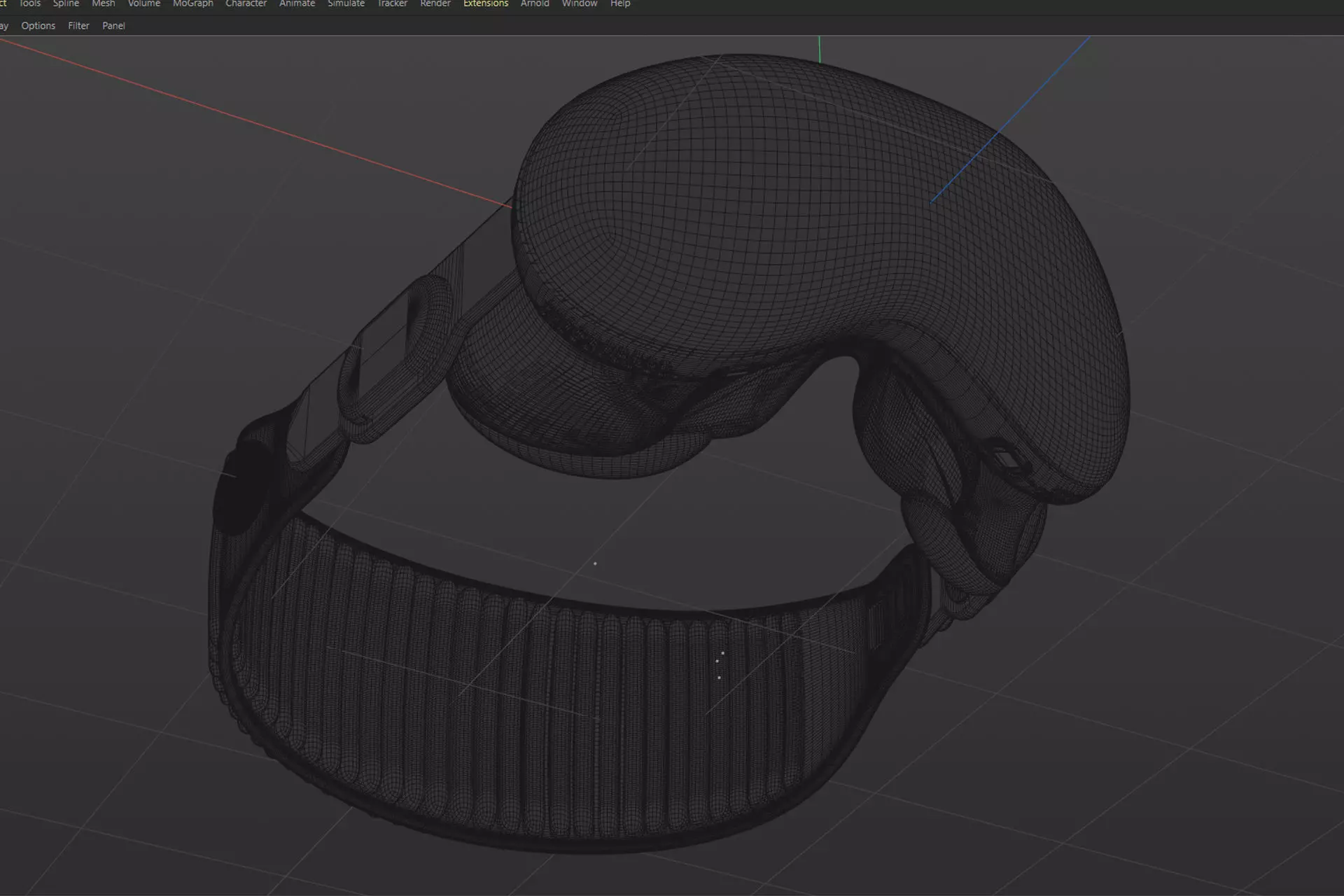 Apple Vision Pro 3D Model for Element 3D and Cinema 4D 3D model_8