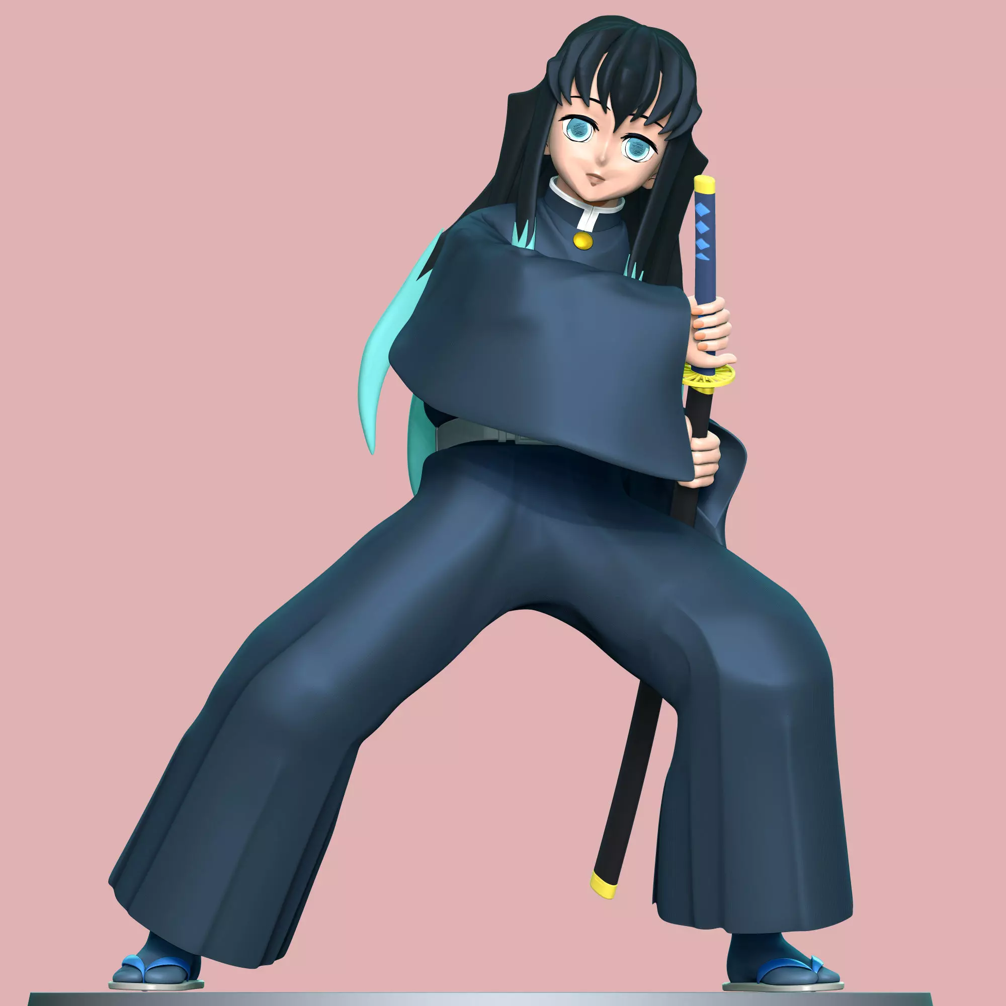 Muichiro Tokito 3D print model