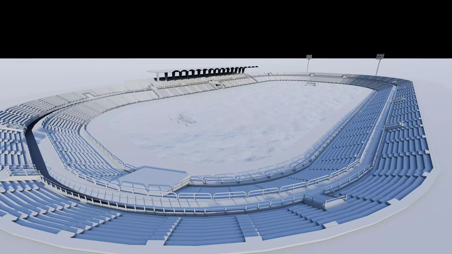 Football Stadium-American football 3D model_19