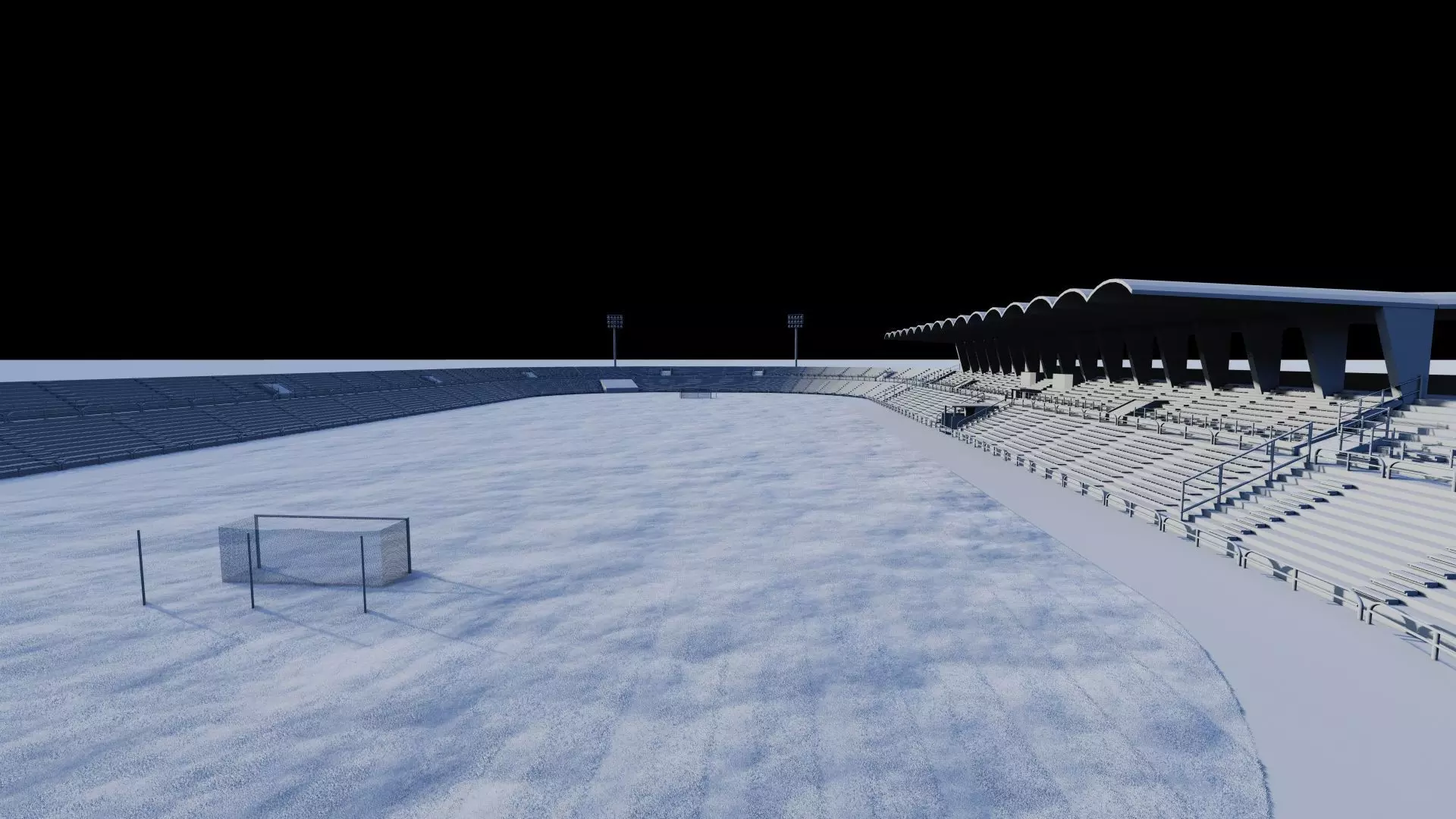 Football Stadium-American football 3D model_18