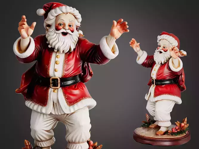 Santa Claus Statue 3D model Santa Claus Statue 3D model