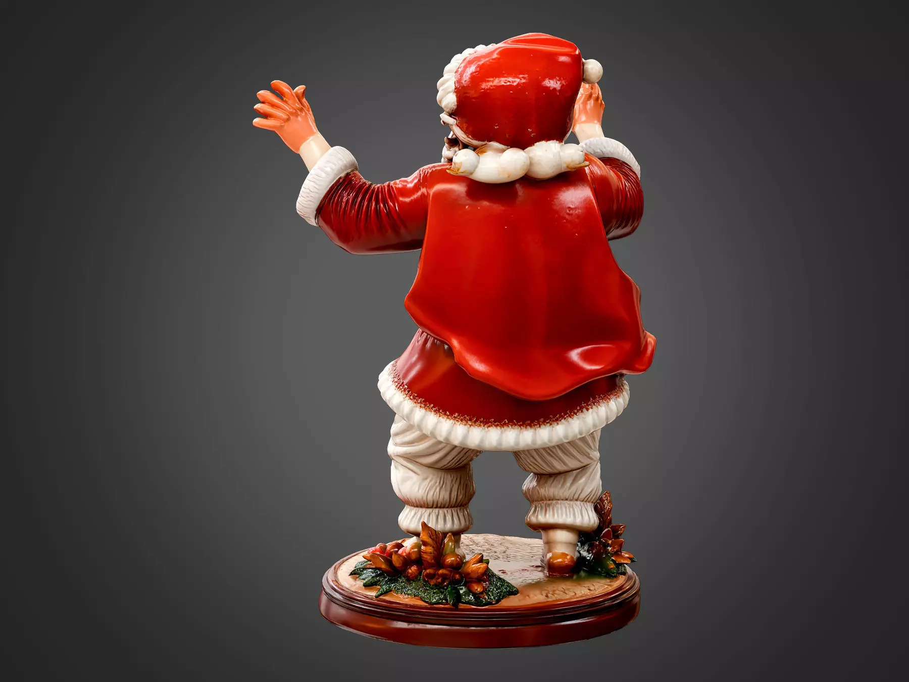 Santa Claus Statue 3D model_6