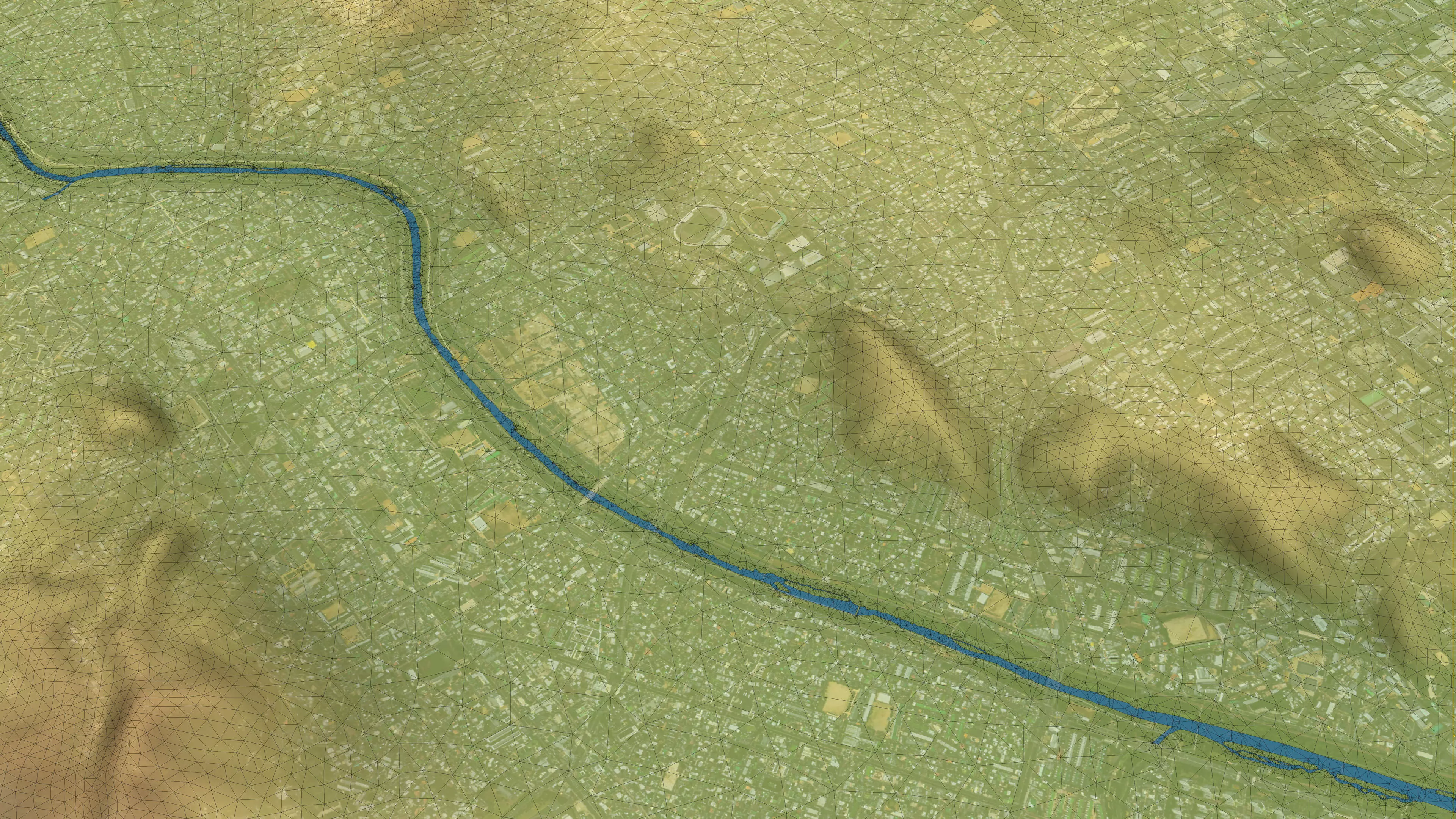 Cheongju - Topography Terrain Low-poly 3D model_26