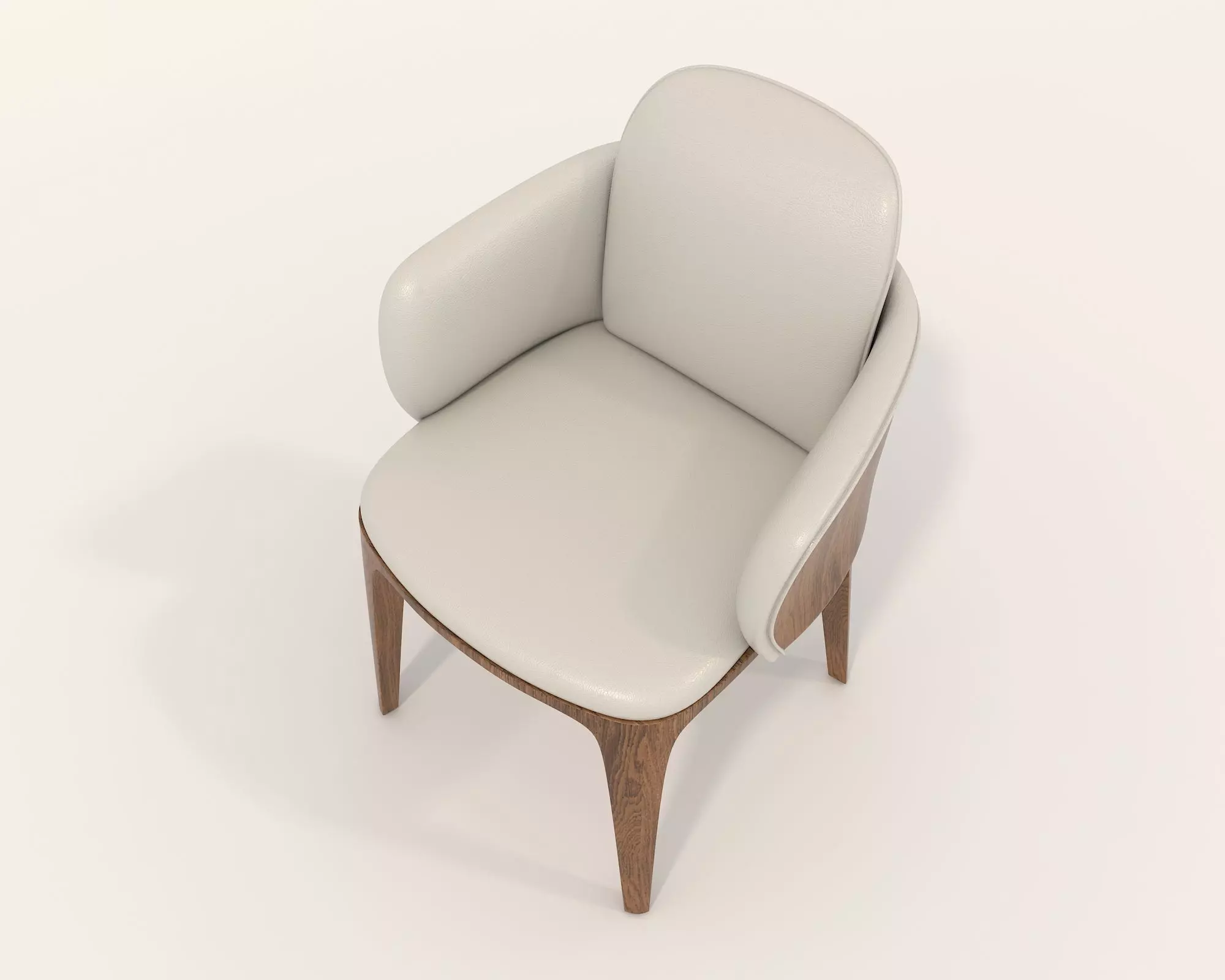 Modern Dining Table and Chairs 25 3D model_8