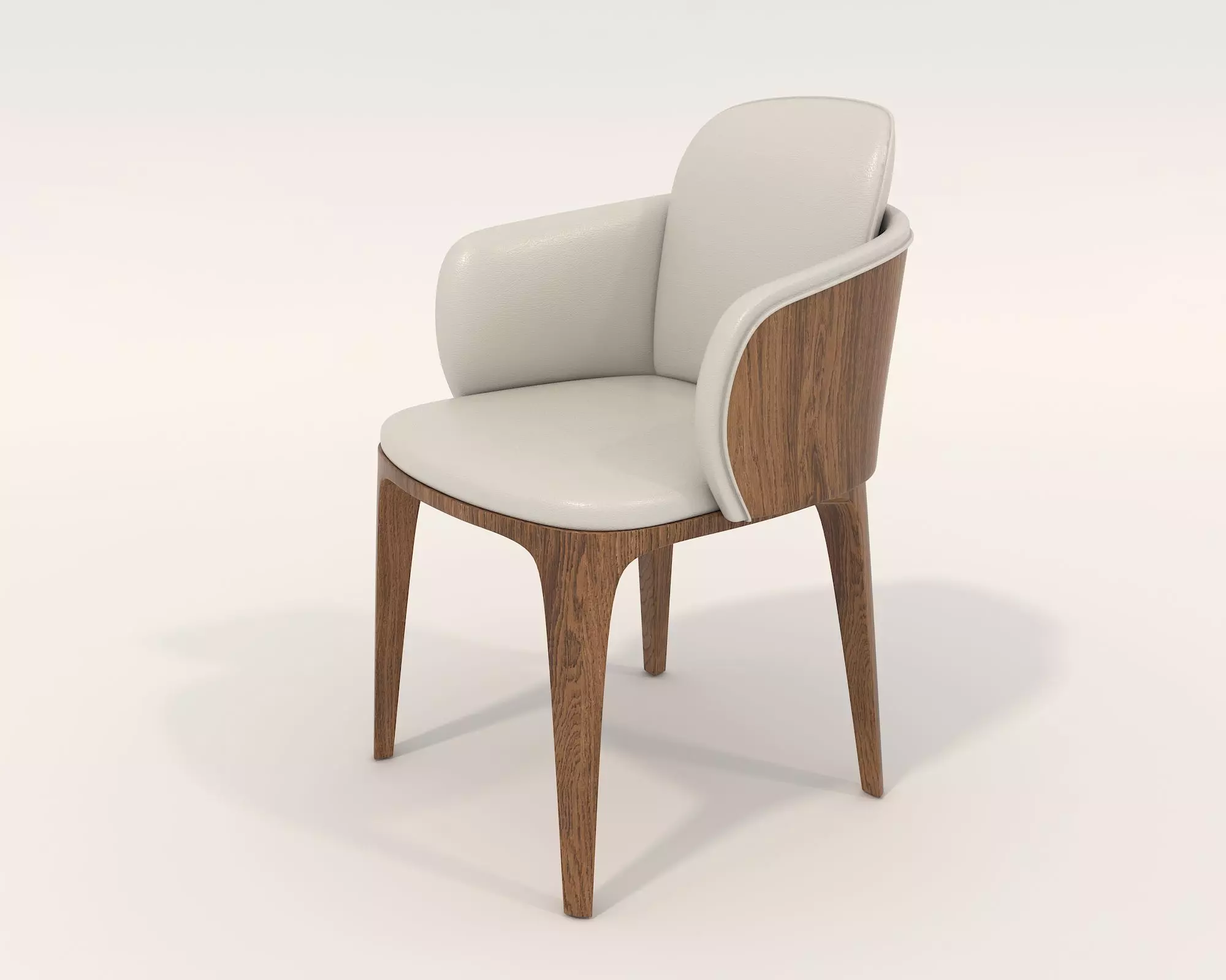 Modern Dining Table and Chairs 25 3D model_3