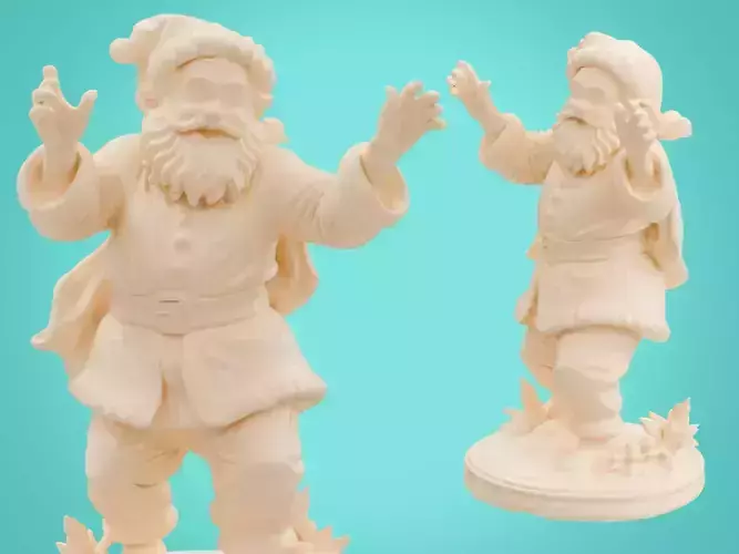 Santa Claus Statue 3d print ready