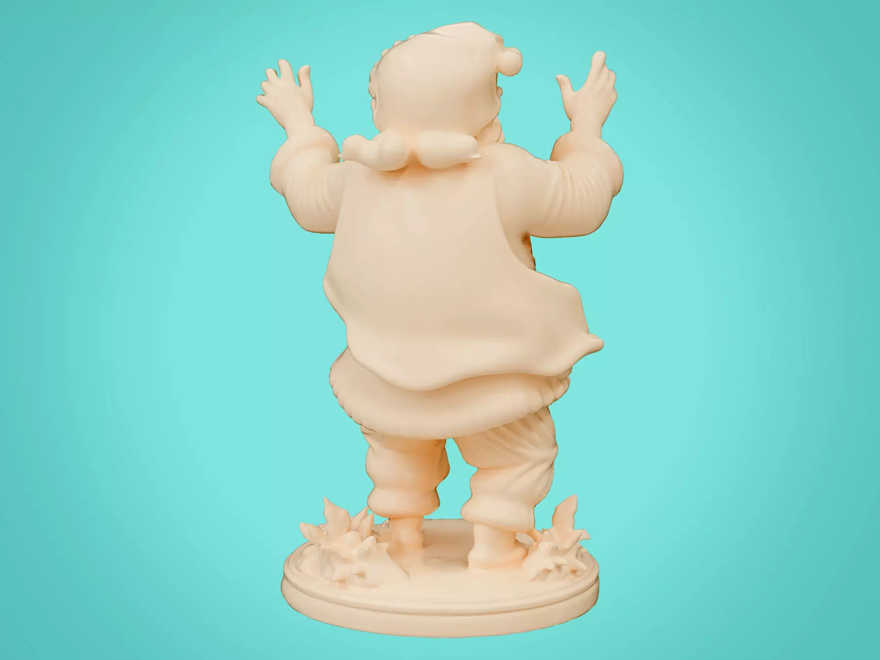 Santa Claus Statue 3d print ready 3D print model_3