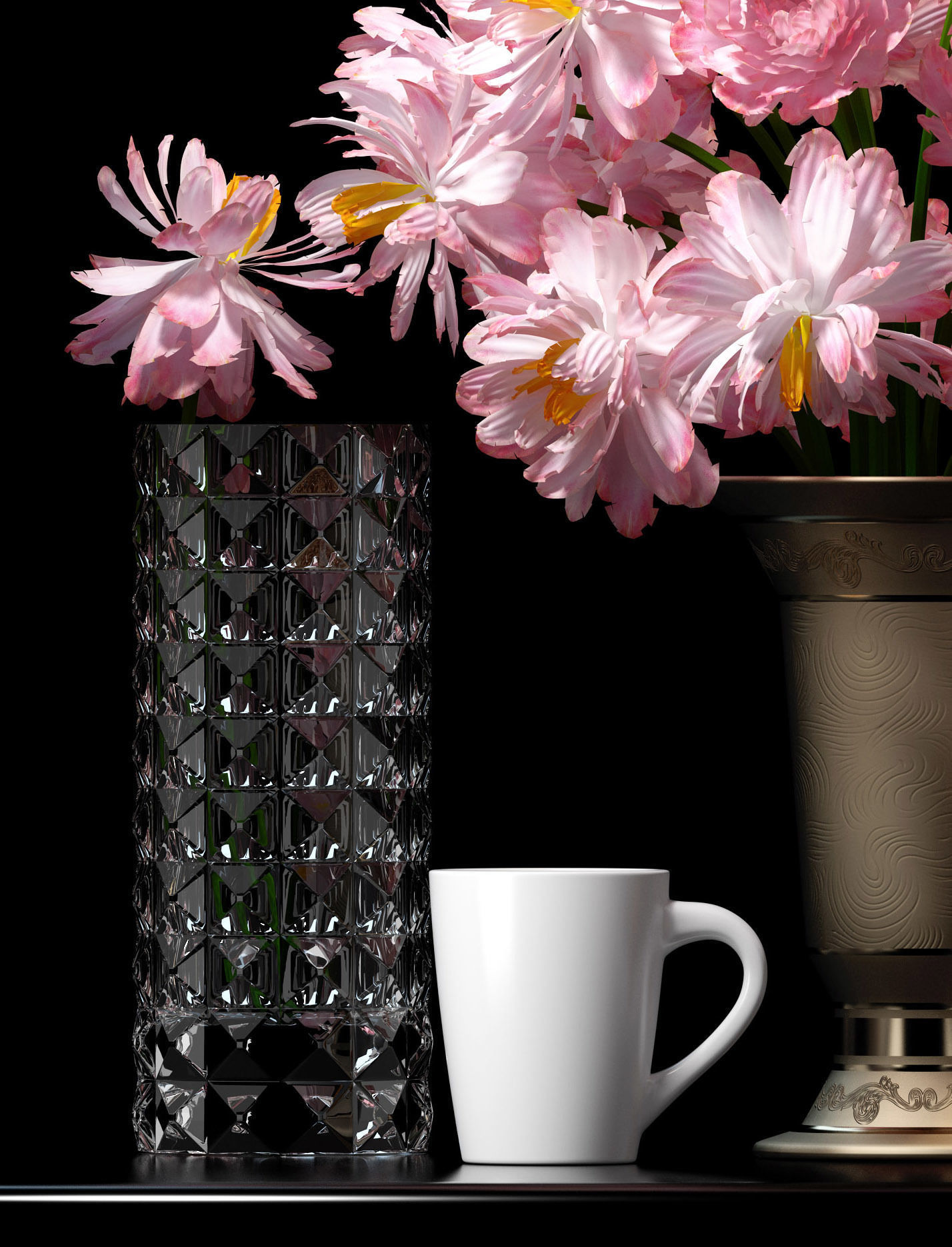 DECOR VASE SET 11 3D model_1