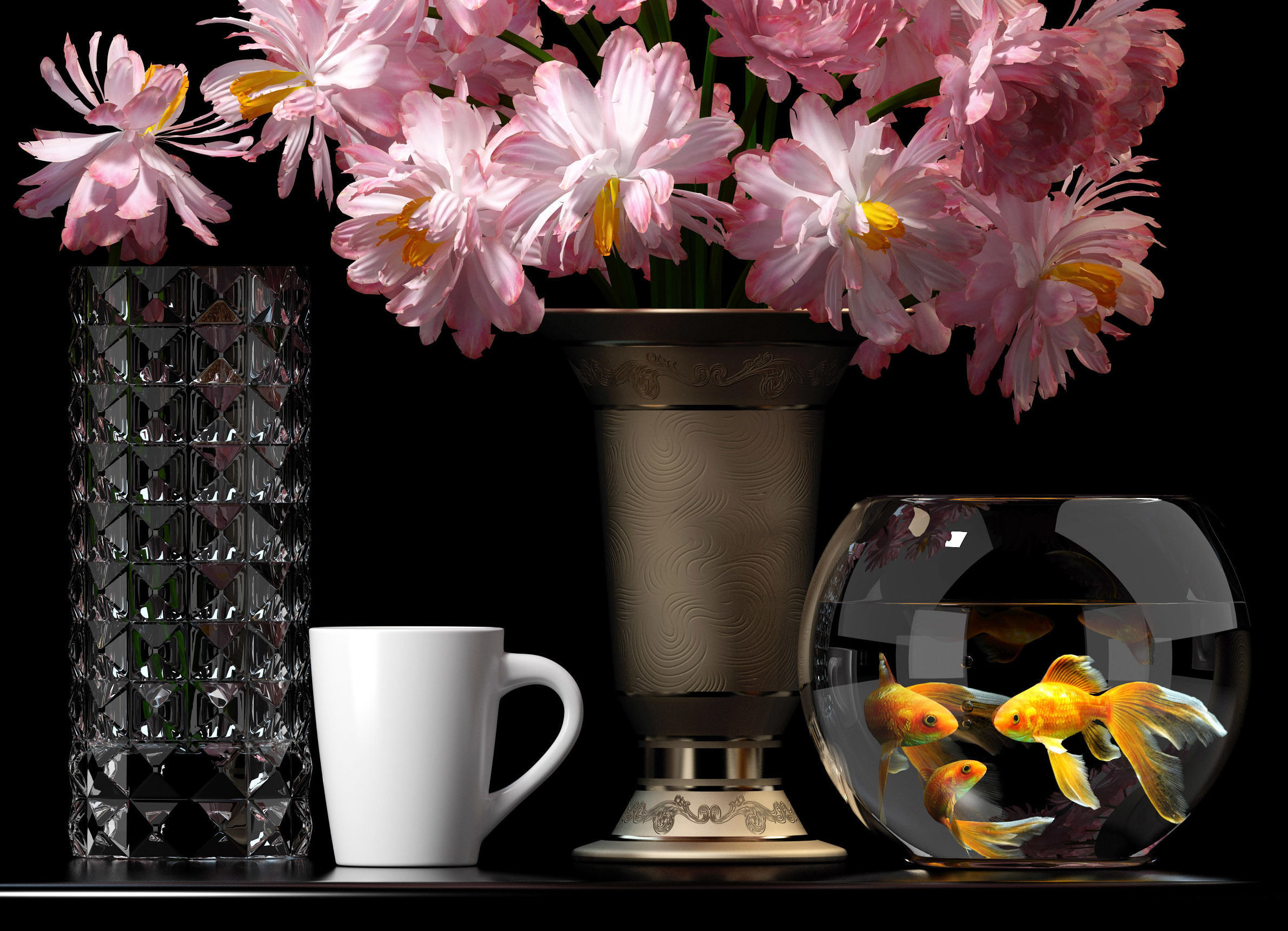 DECOR VASE SET 11 3D model_2