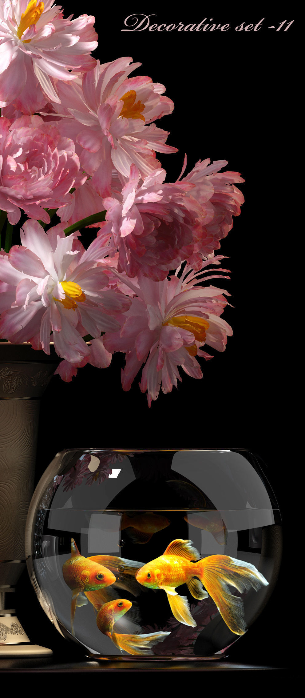 DECOR VASE SET 11 3D model_4