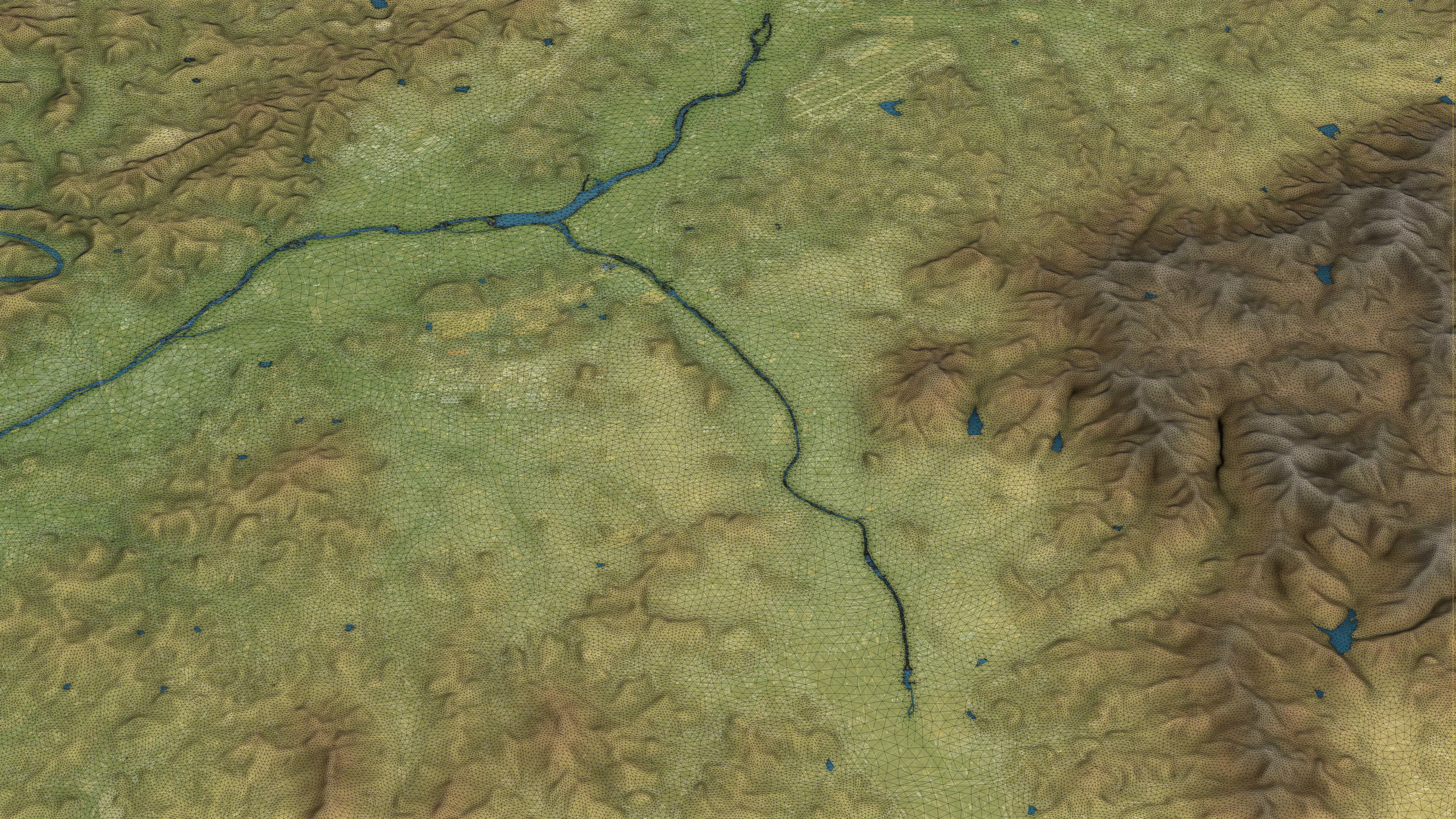 Cheongju - 3D City Topography Terrain 3D Model Collection_37