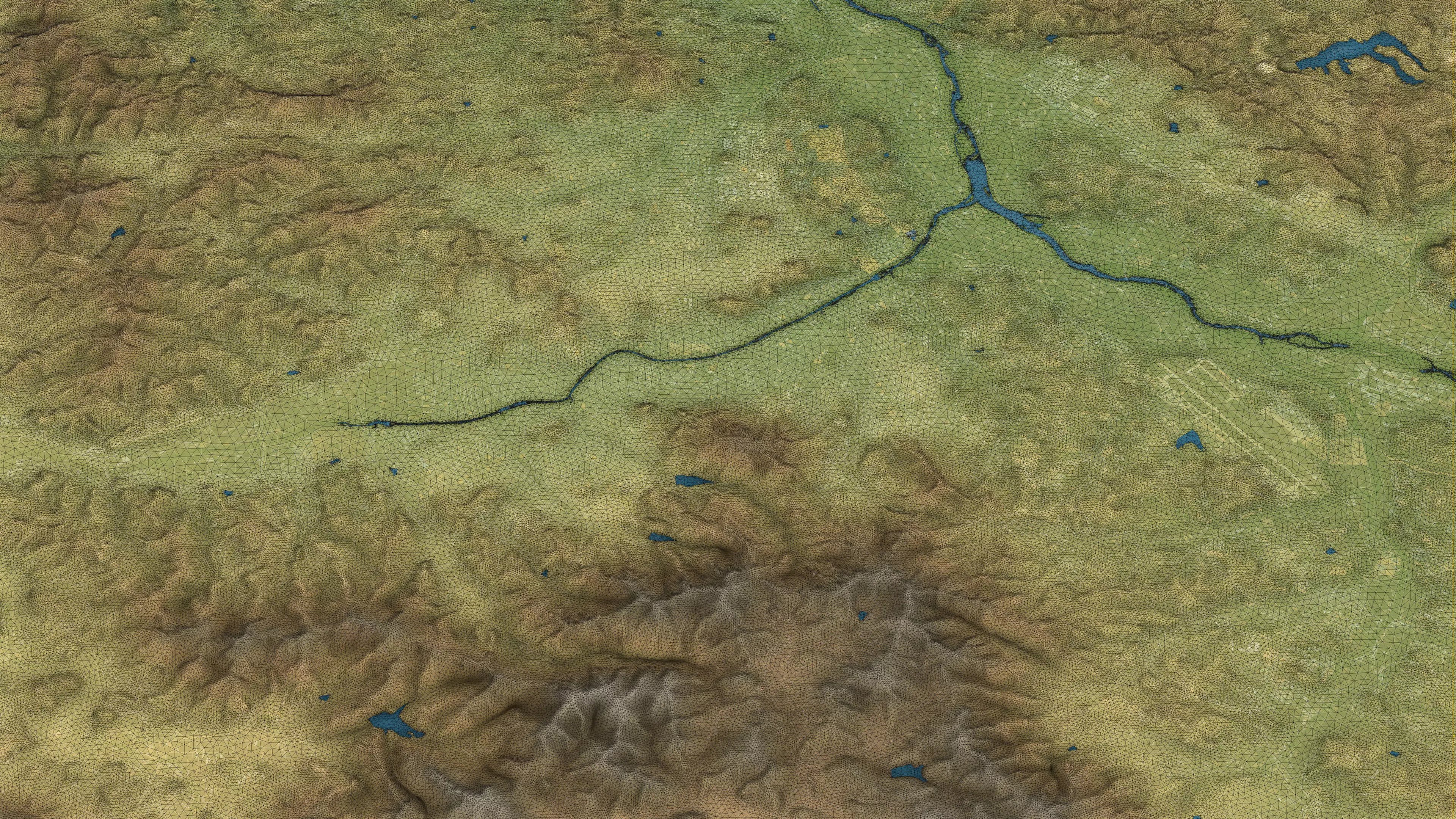 Cheongju - 3D City Topography Terrain 3D Model Collection_46