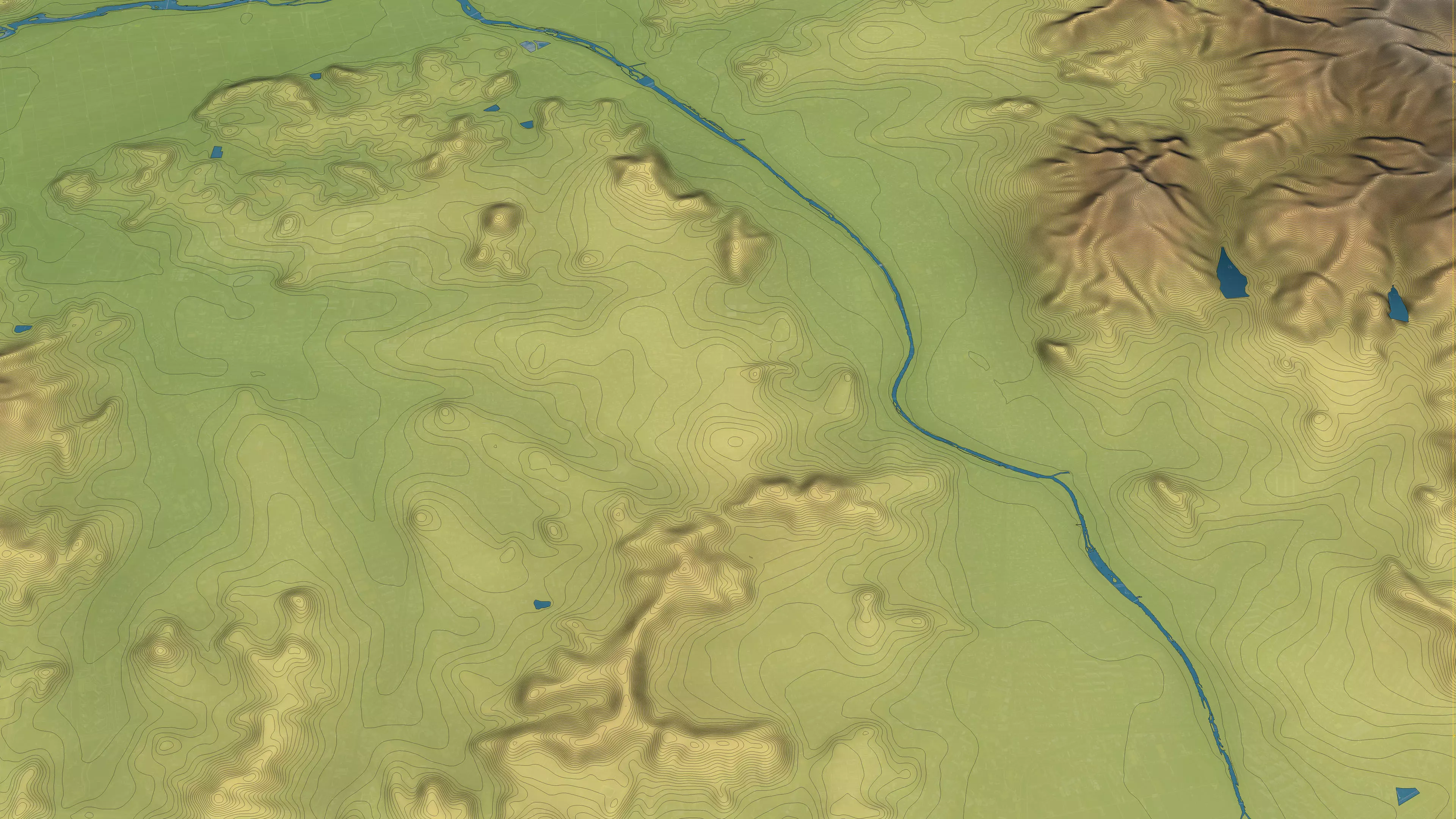 Cheongju - 3D City Topography Terrain 3D Model Collection_24
