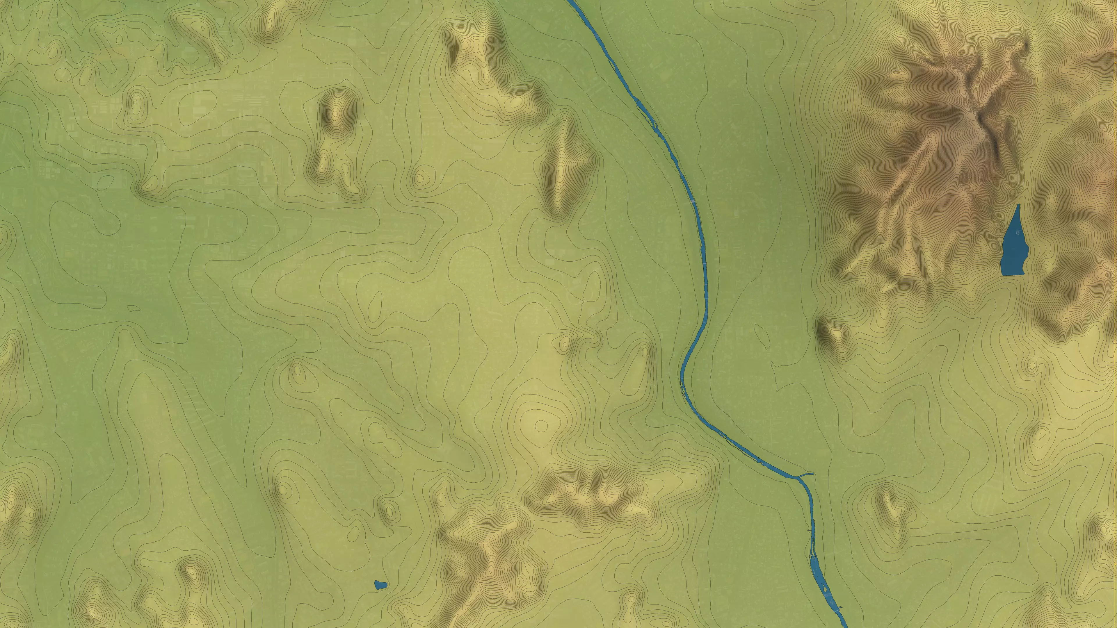 Cheongju - 3D City Topography Terrain 3D Model Collection_28