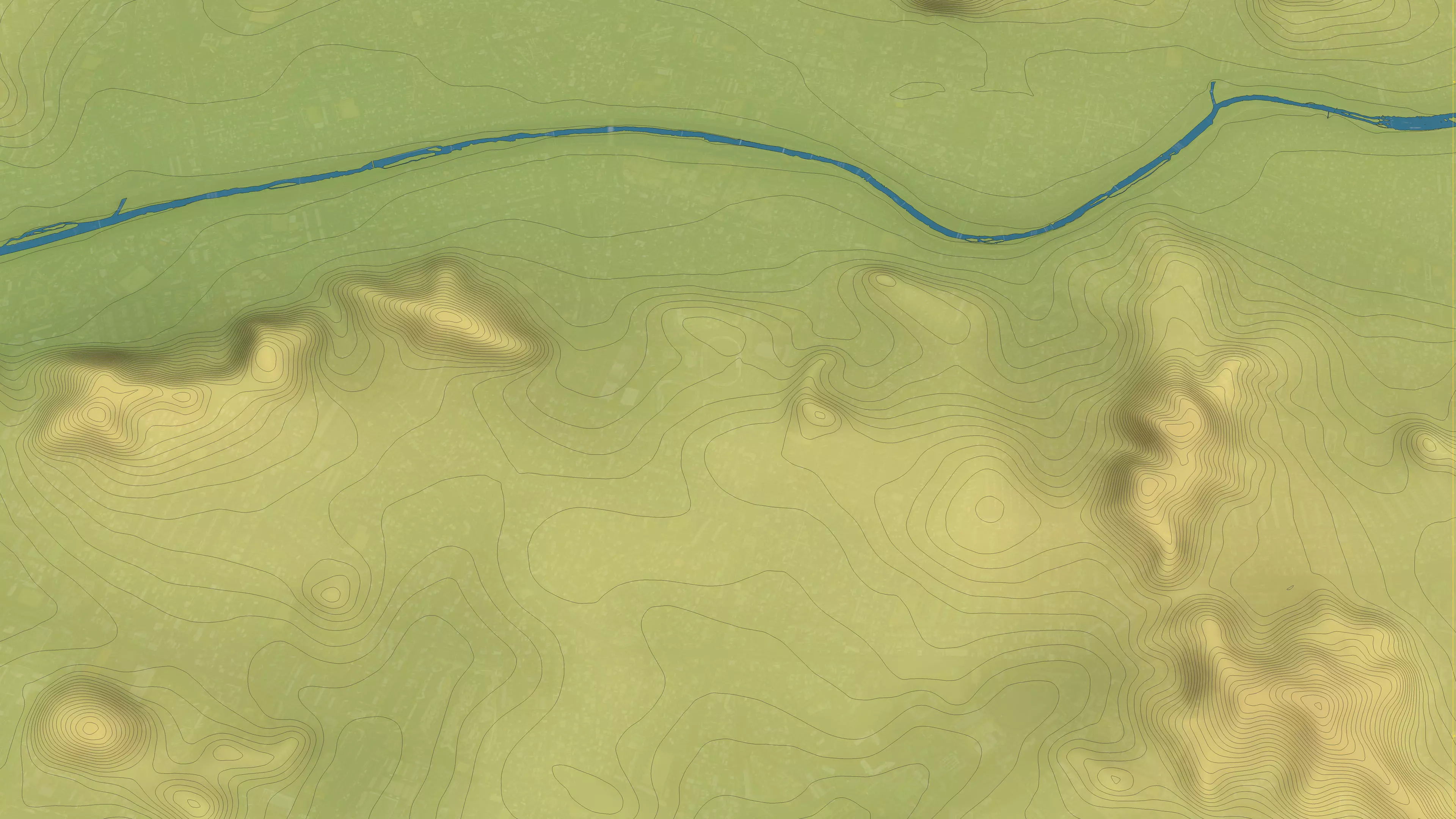 Cheongju - 3D City Topography Terrain 3D Model Collection_8