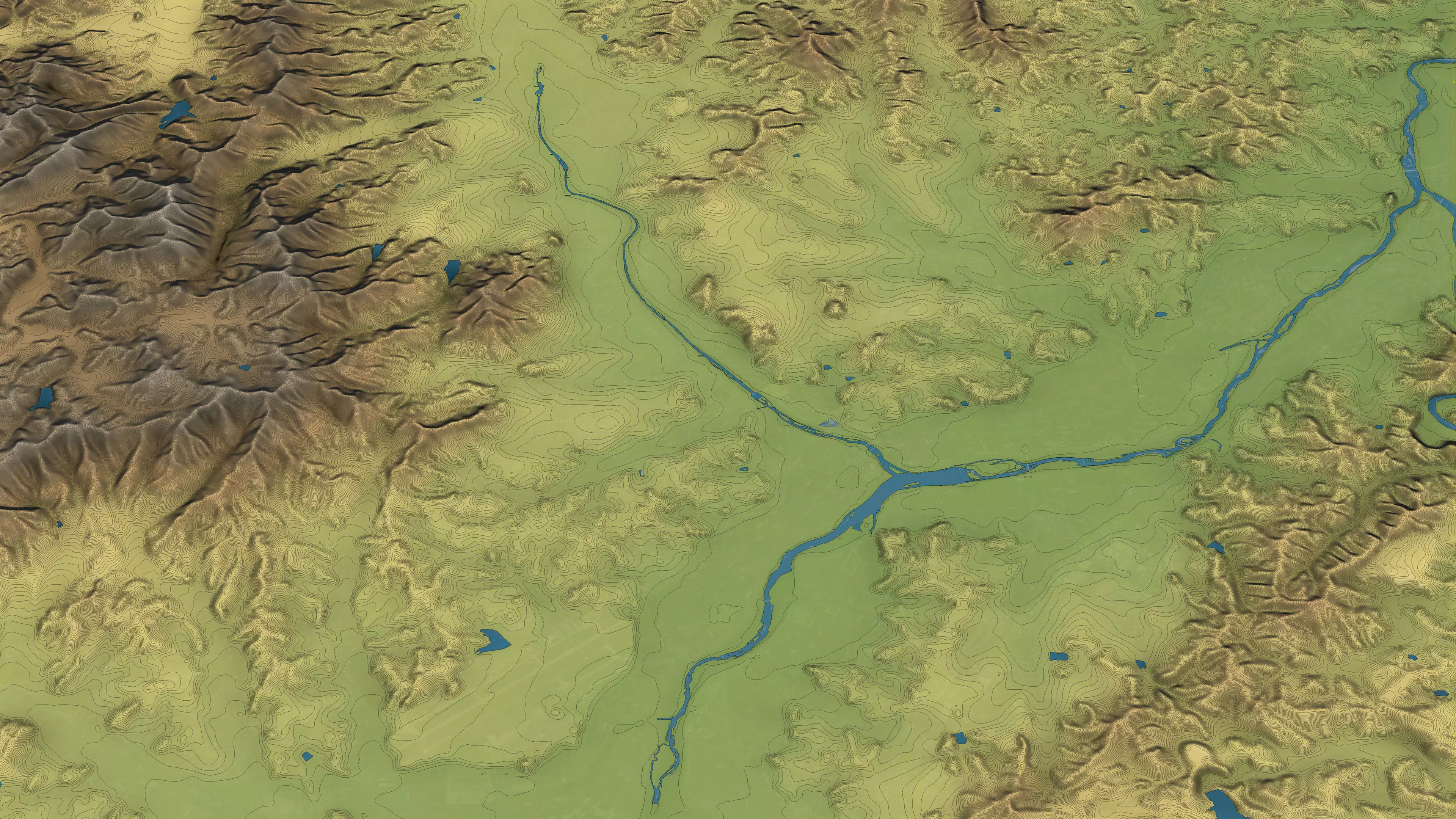 Cheongju - 3D City Topography Terrain 3D Model Collection_44