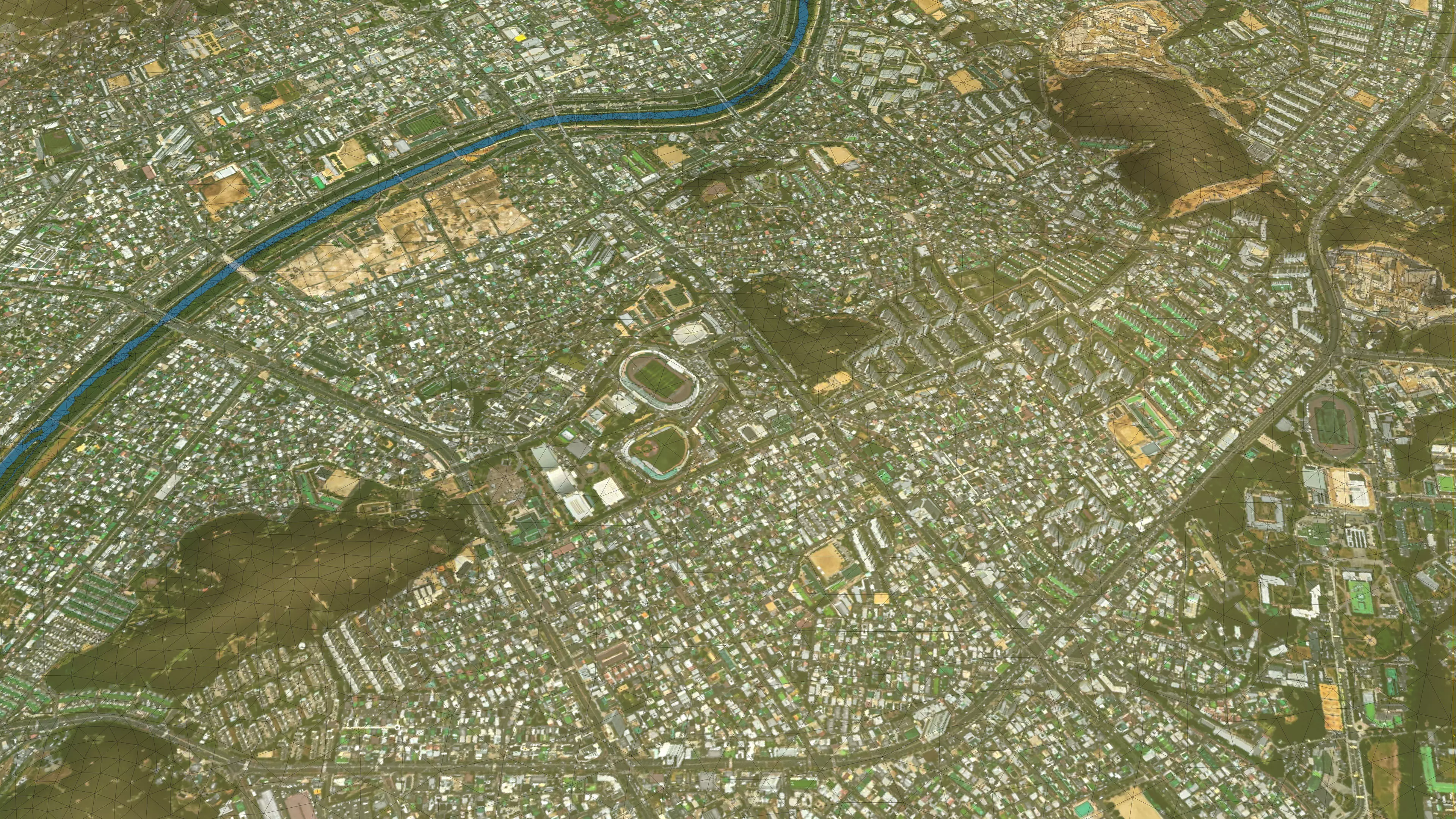 Cheongju - 3D City Topography Terrain 3D Model Collection_10