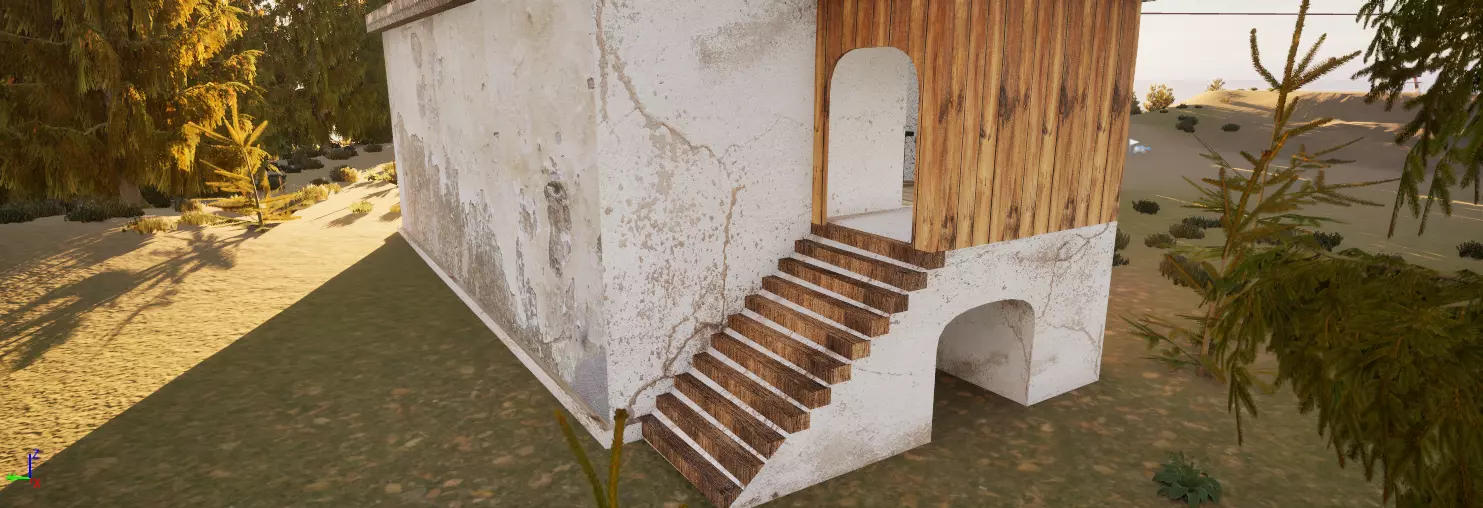 old church Low-poly 3D model_5