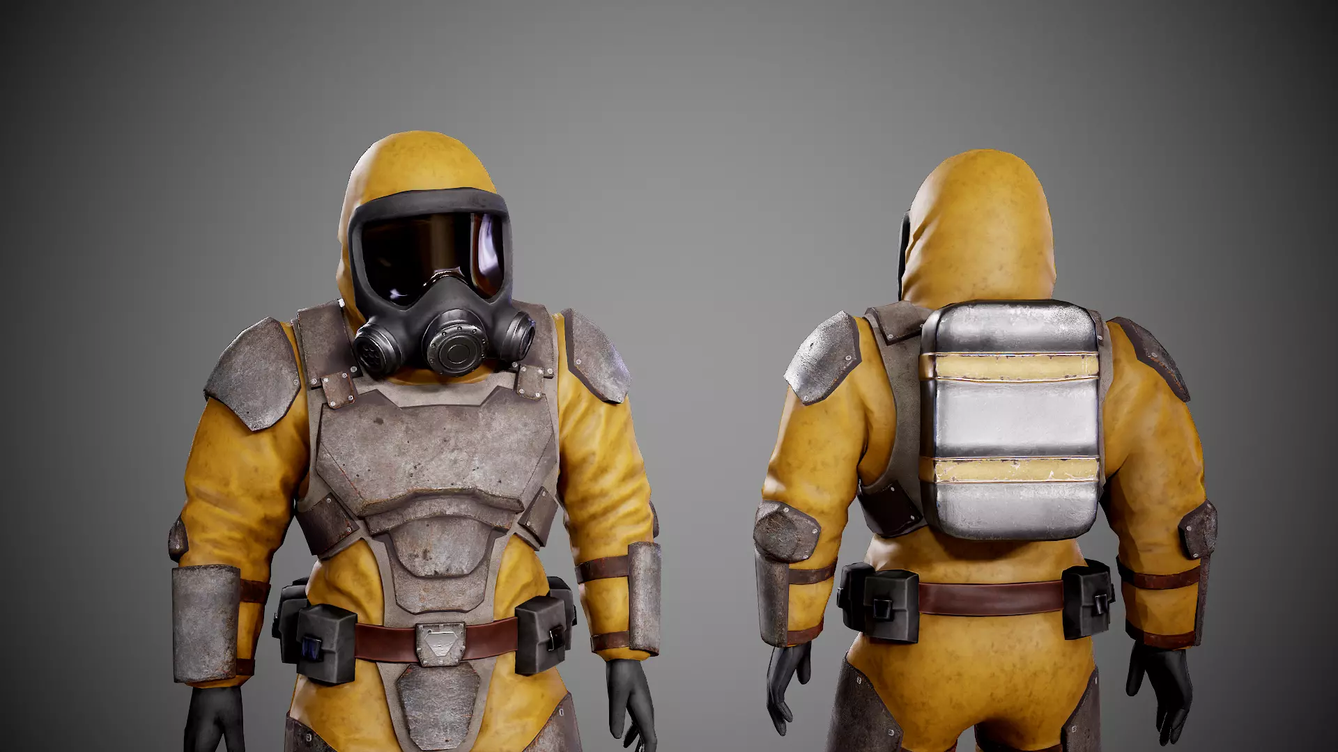 Hamzat suit  Low-poly 3D model_12