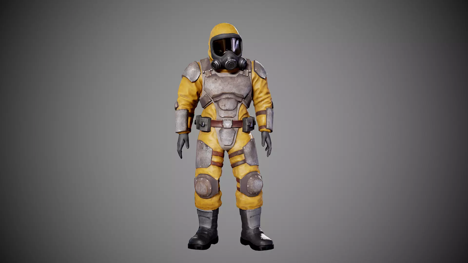 Hamzat suit  Low-poly 3D model_8