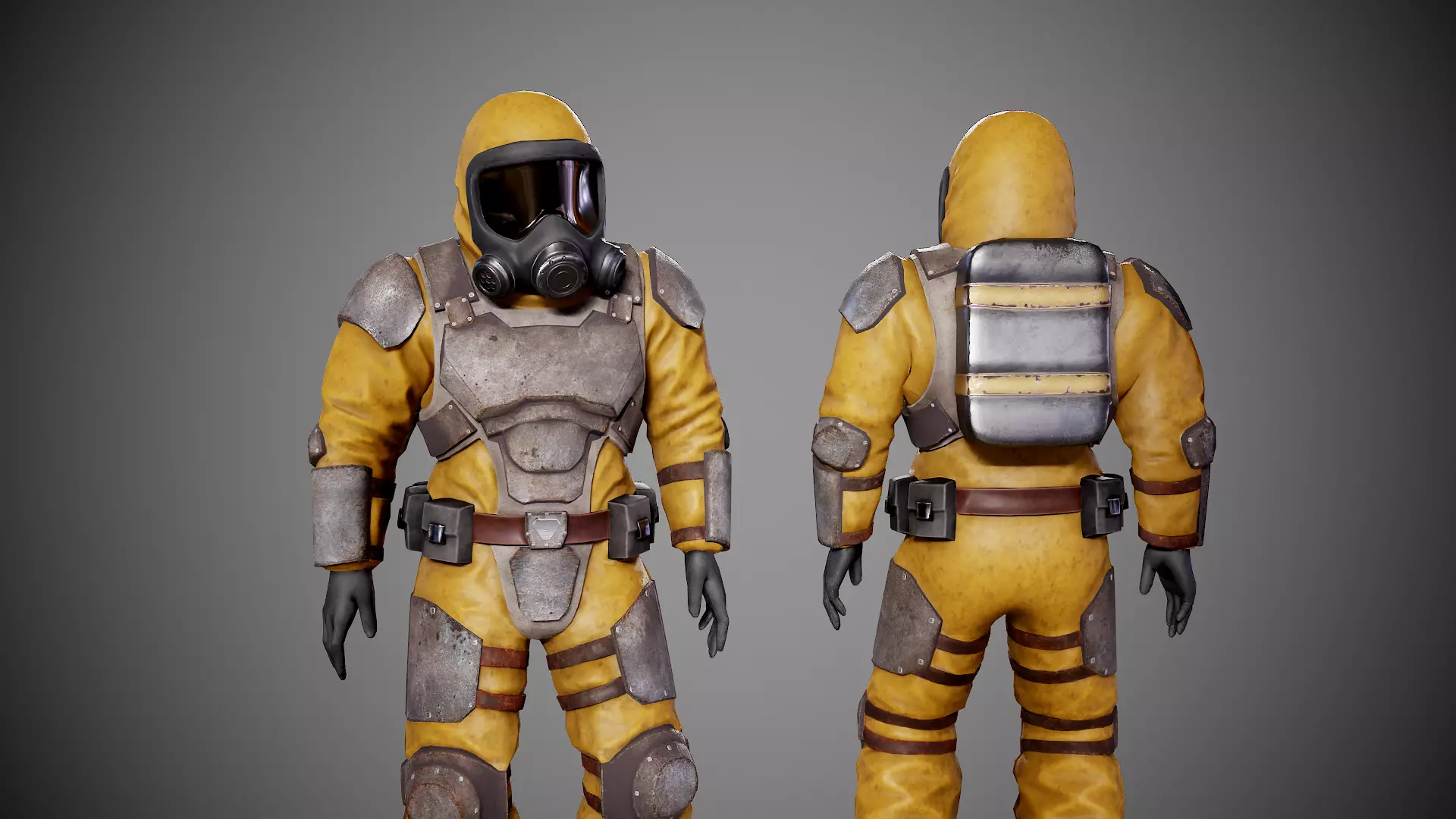 Hamzat suit  Low-poly 3D model_11