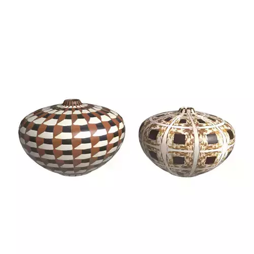 Massimo Micheluzzi two vases