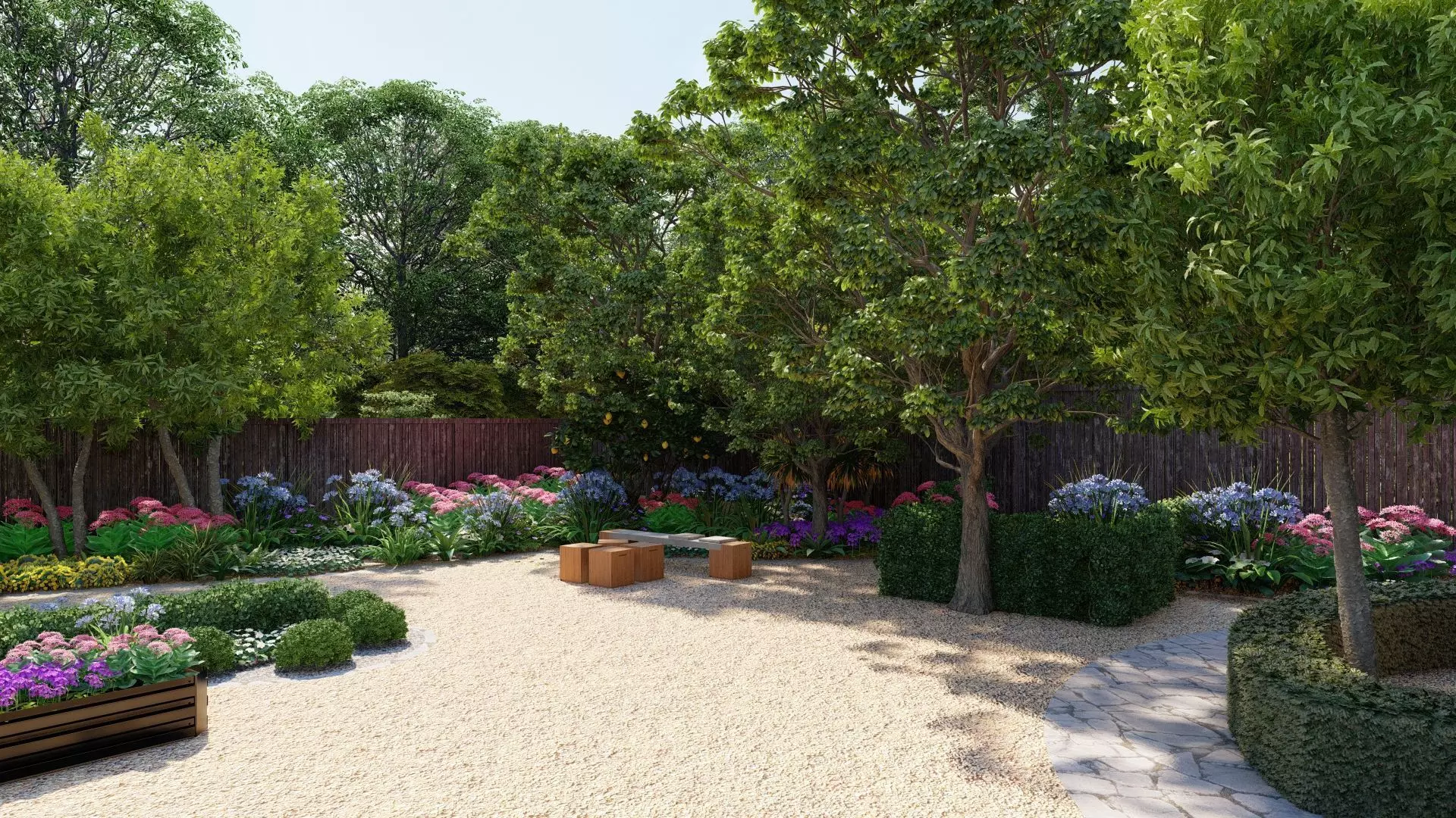 arden Landscape 3D Model - SketchUp and Lumion Scene Free 3D model