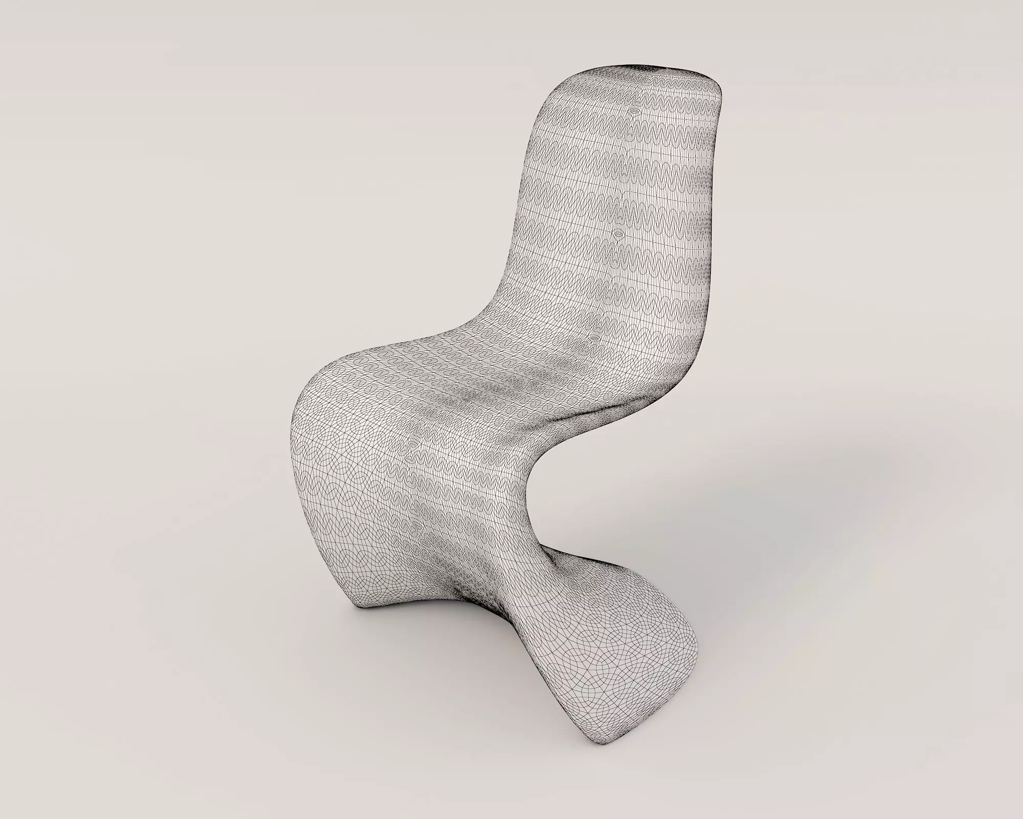 Modern Dining Table and Chairs 26 3D model_10