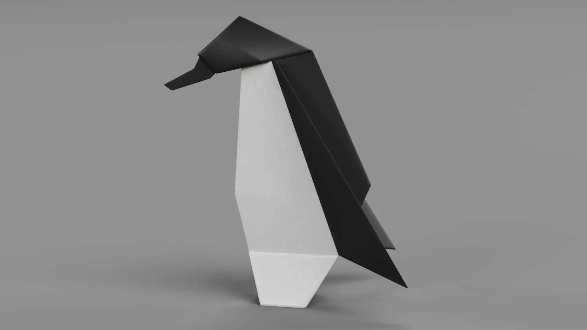 Paper Animals Low-poly 3D model_8