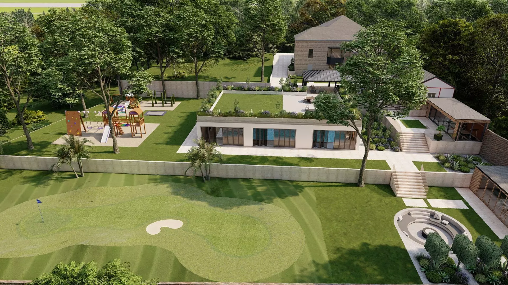 arden Landscape 3D Model - SketchUp and Lumion Scene-Plan 3D model_0