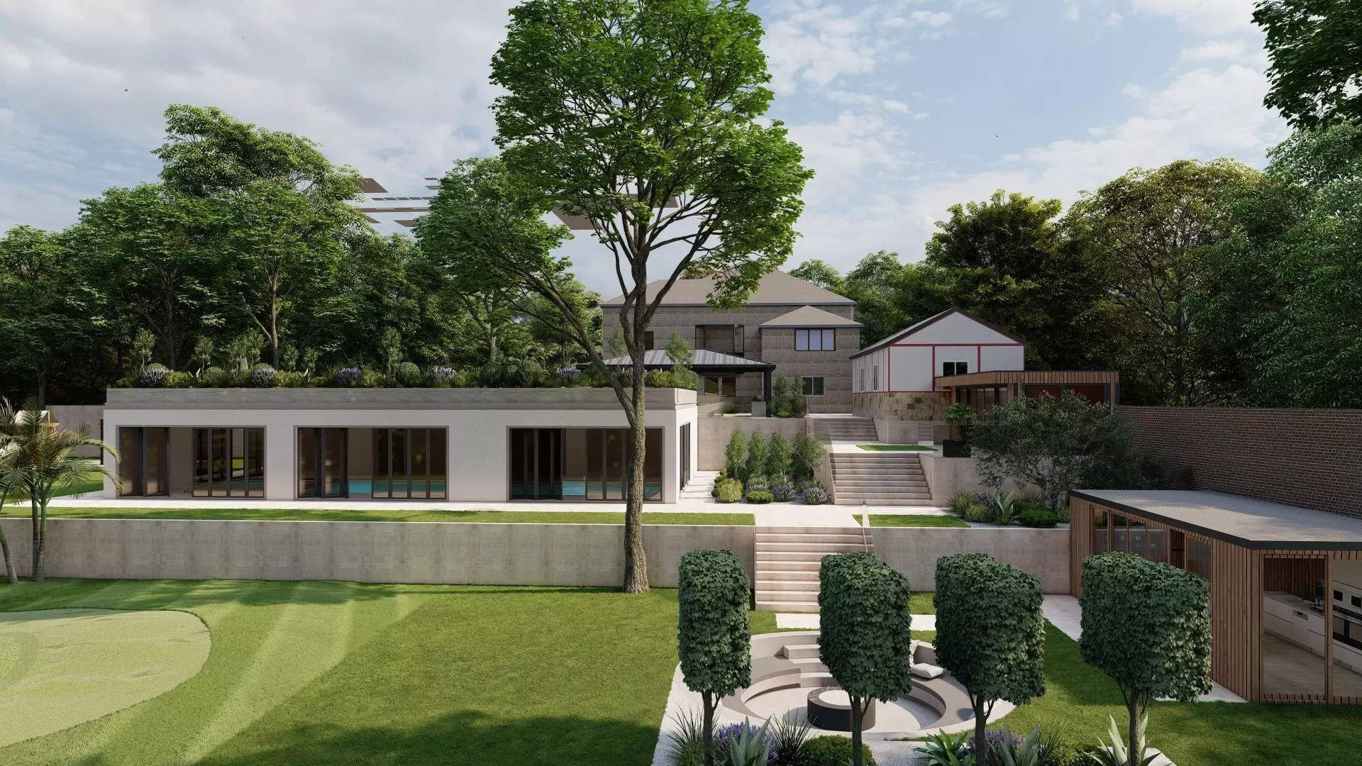 arden Landscape 3D Model - SketchUp and Lumion Scene-Plan 3D model_2