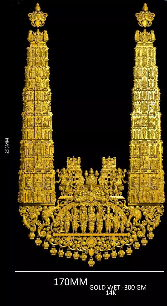 The Living Temple  Goddess of Fortune Tower Haram  STL Set 3D print model_1