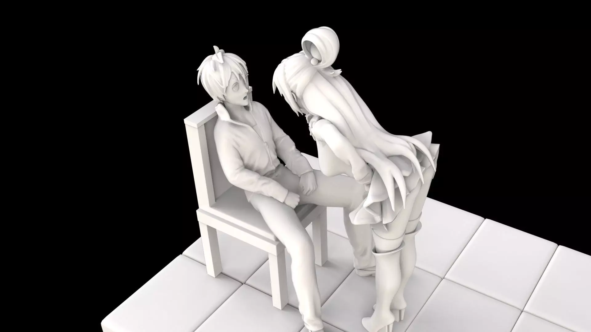 Aqua from Konosuba - High-Detail Resin Collectible Statue Free 3D print model_1