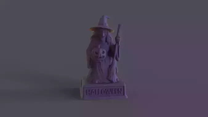 Halloween Witch Trophy