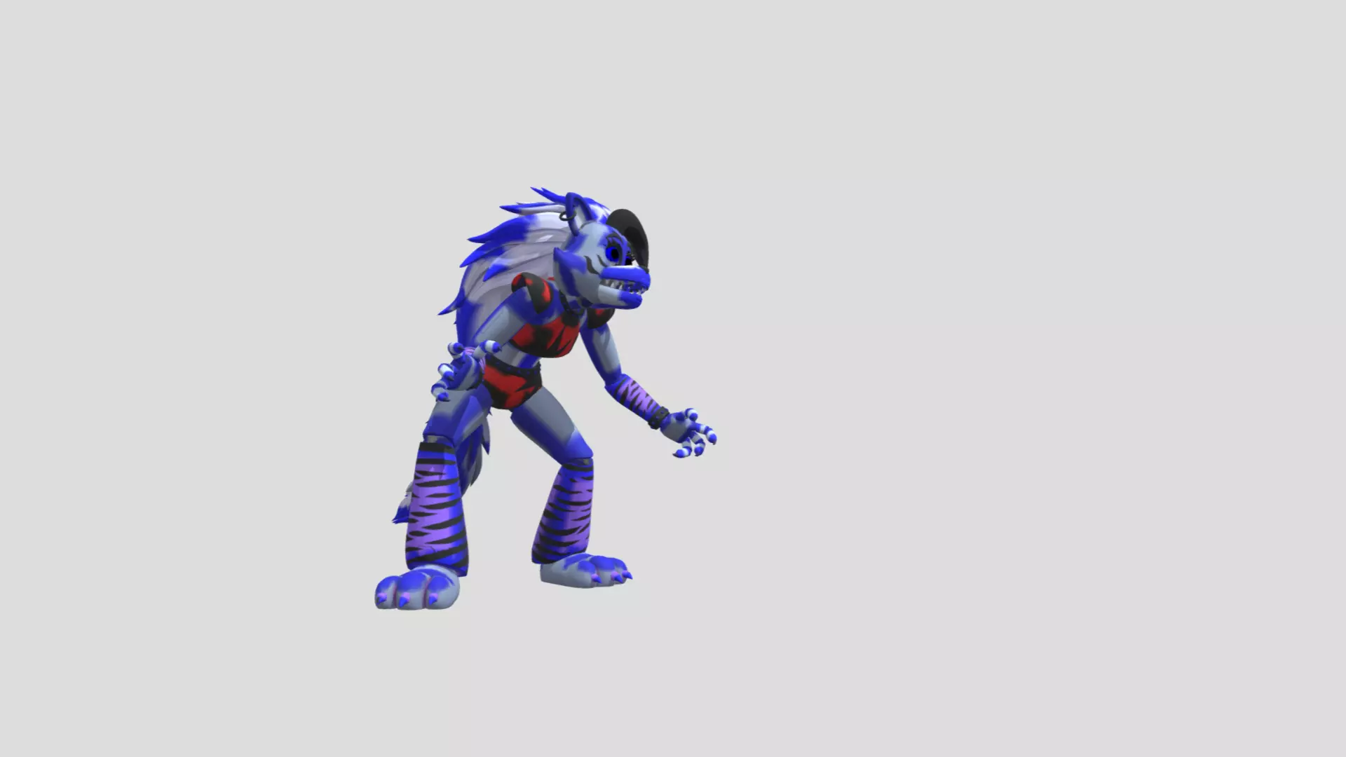 Texture FNAF Security Breach Roxy VR / AR / low-poly | CGTrader