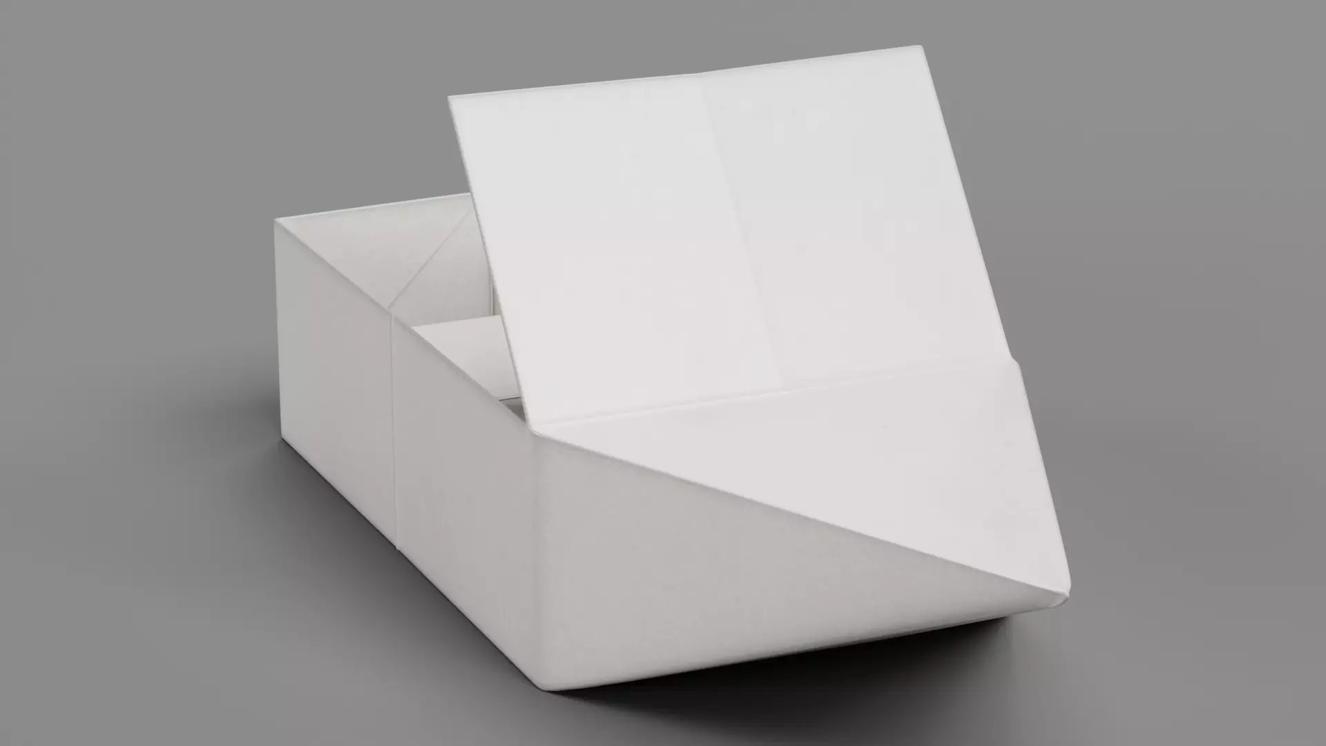 Paper Boat V3 Low-poly 3D model_3