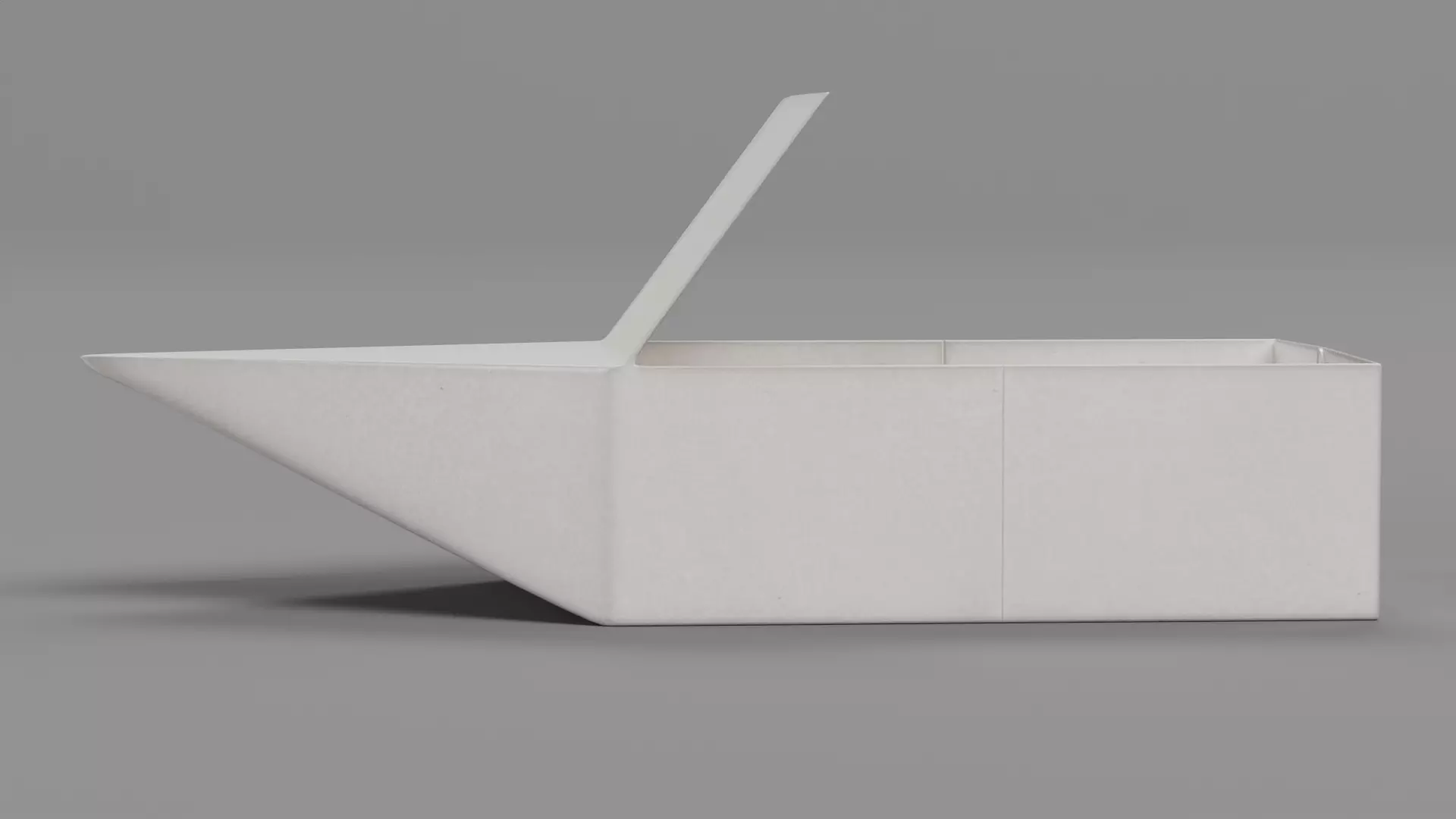 Paper Boat V3 Low-poly 3D model_1