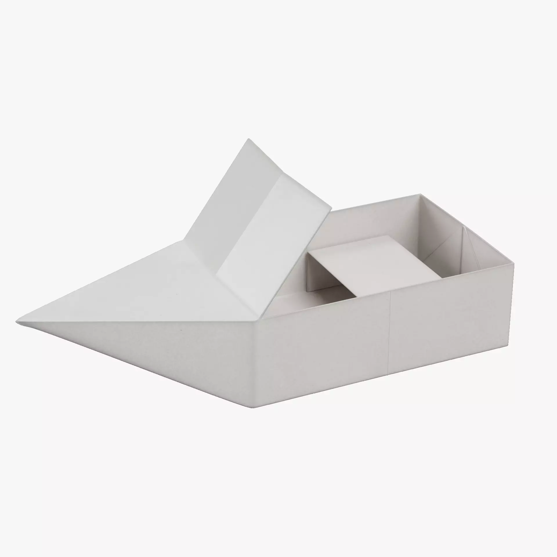 Paper Boat V3 Low-poly 3D model_12