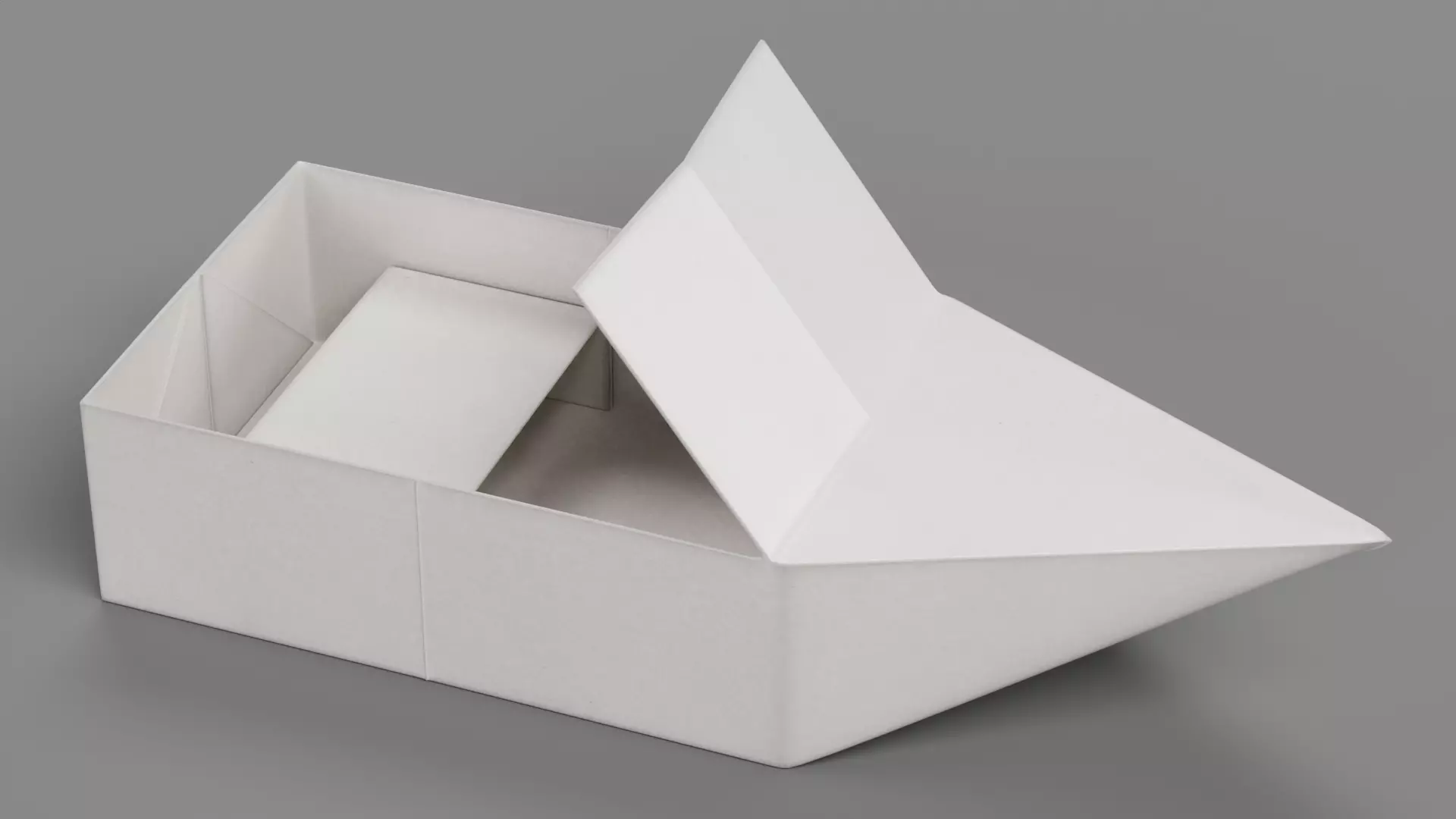 Paper Boat V3 Low-poly 3D model_4