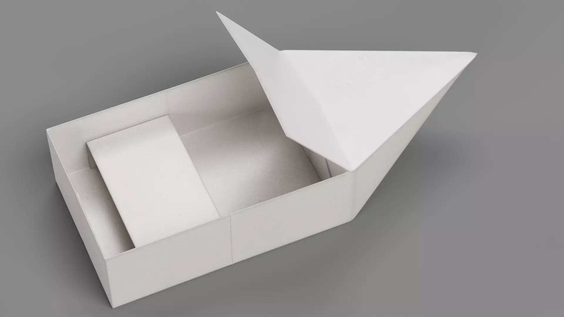 Paper Boat V3 Low-poly 3D model_5