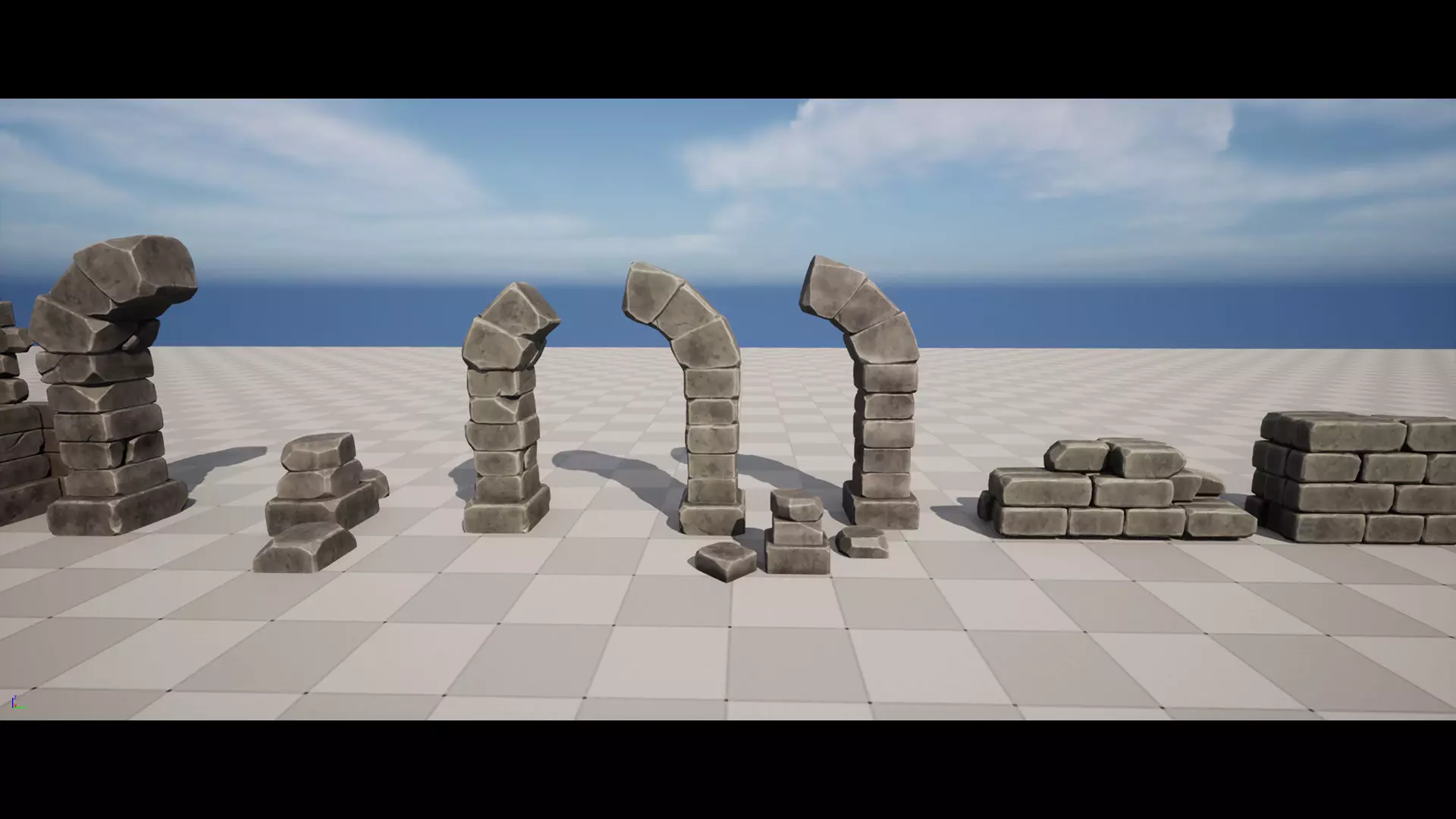 Abandoned Graveyard Low-poly 3D model_15