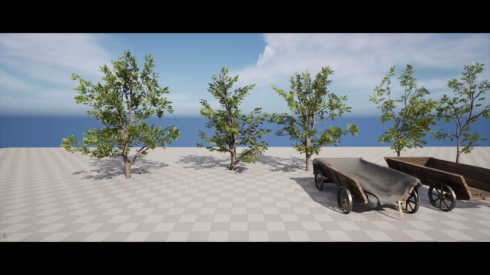 Abandoned Graveyard Low-poly 3D model_9