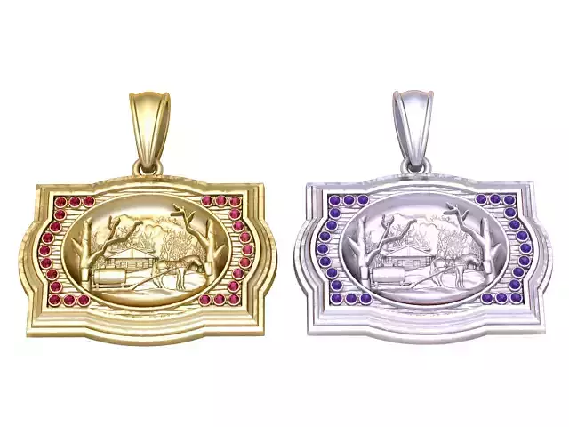 The Last Supper PENDANT 3D PRNITABLE MODEL