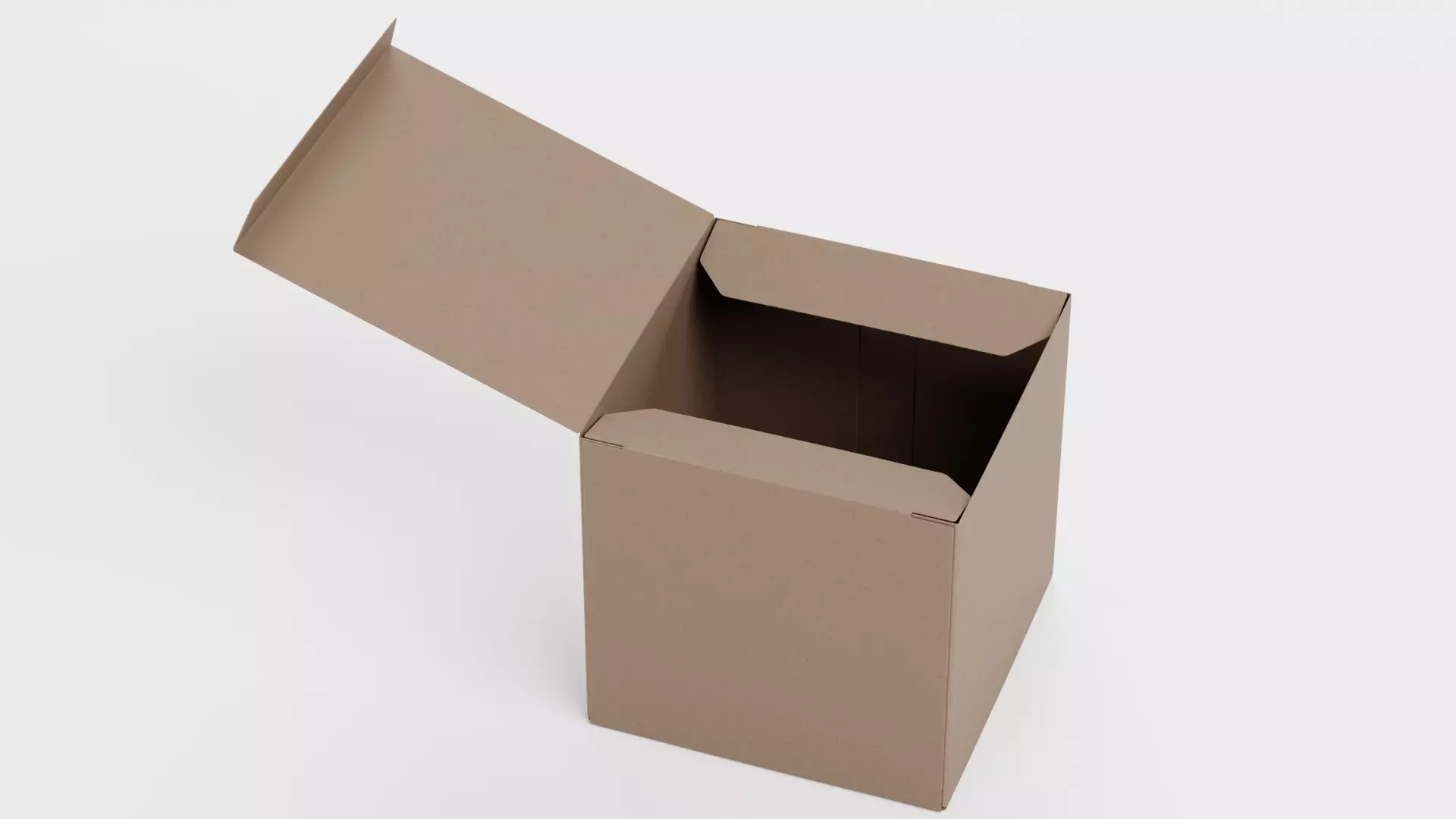 -Carboard Box V1 Rigged- Low-poly 3D model_6