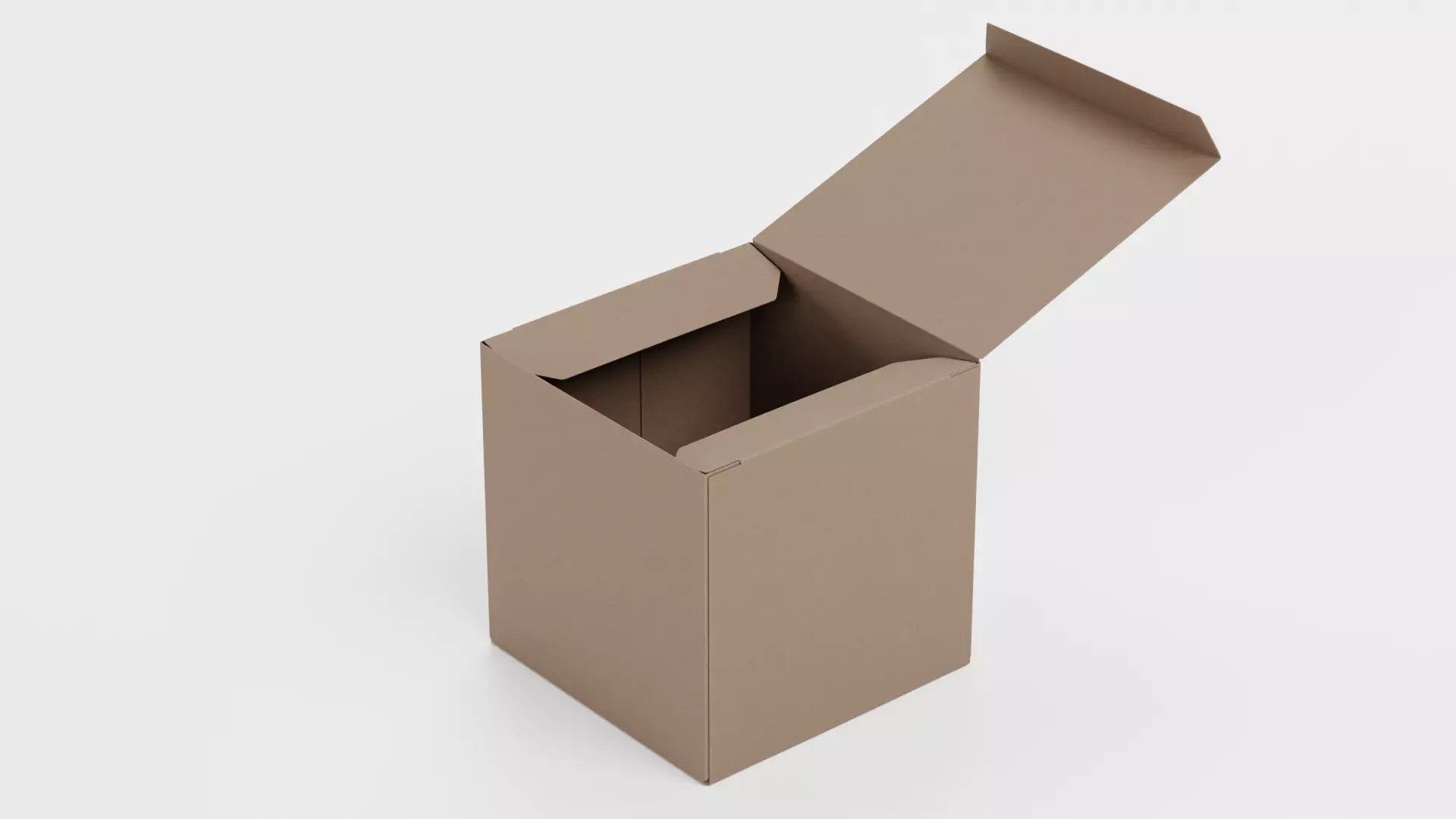 -Carboard Box V1 Rigged- Low-poly 3D model_5