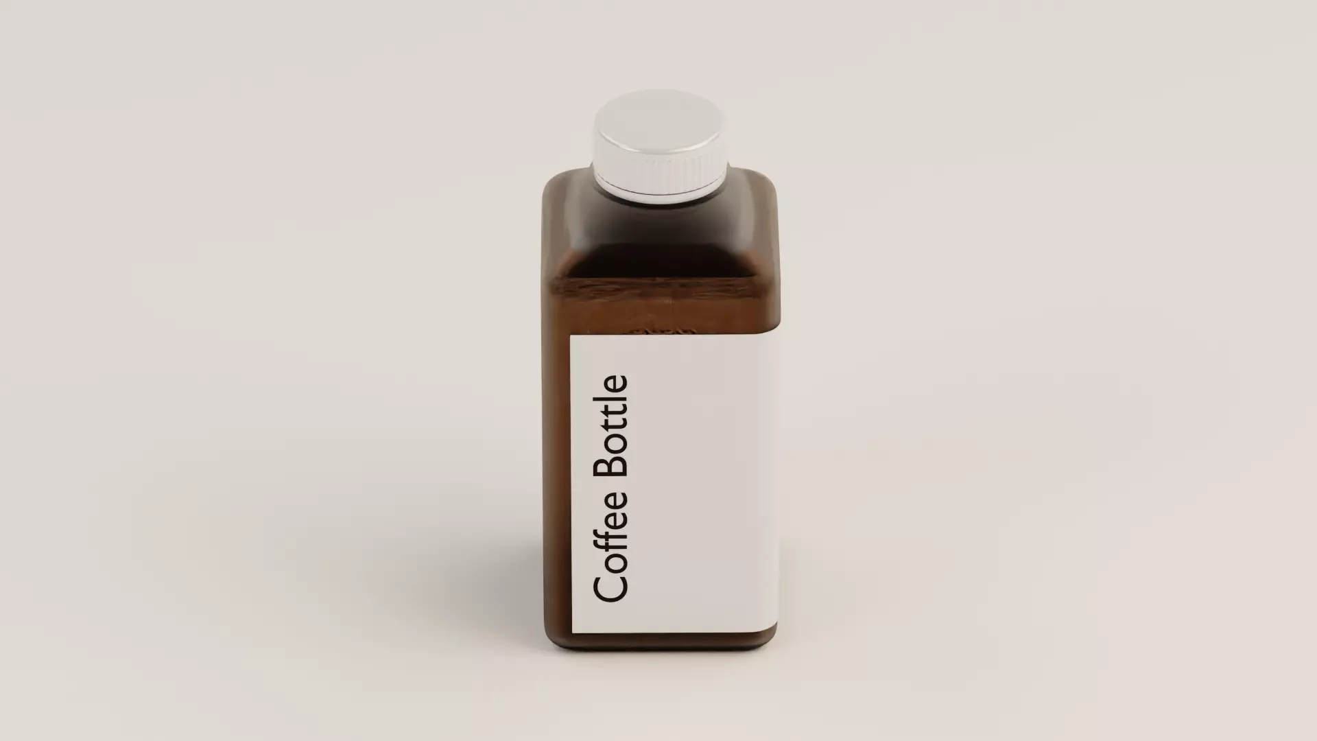 Coffee Bottle 3D model_2