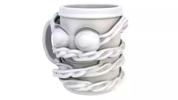 Abstract mug 10 3D model
