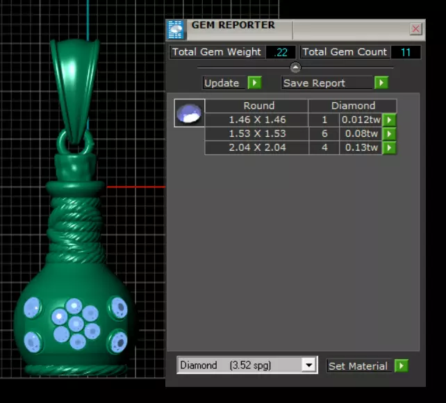 Pot Shaped Pendant 3D PRINATBLE MODEL 3D print model_4